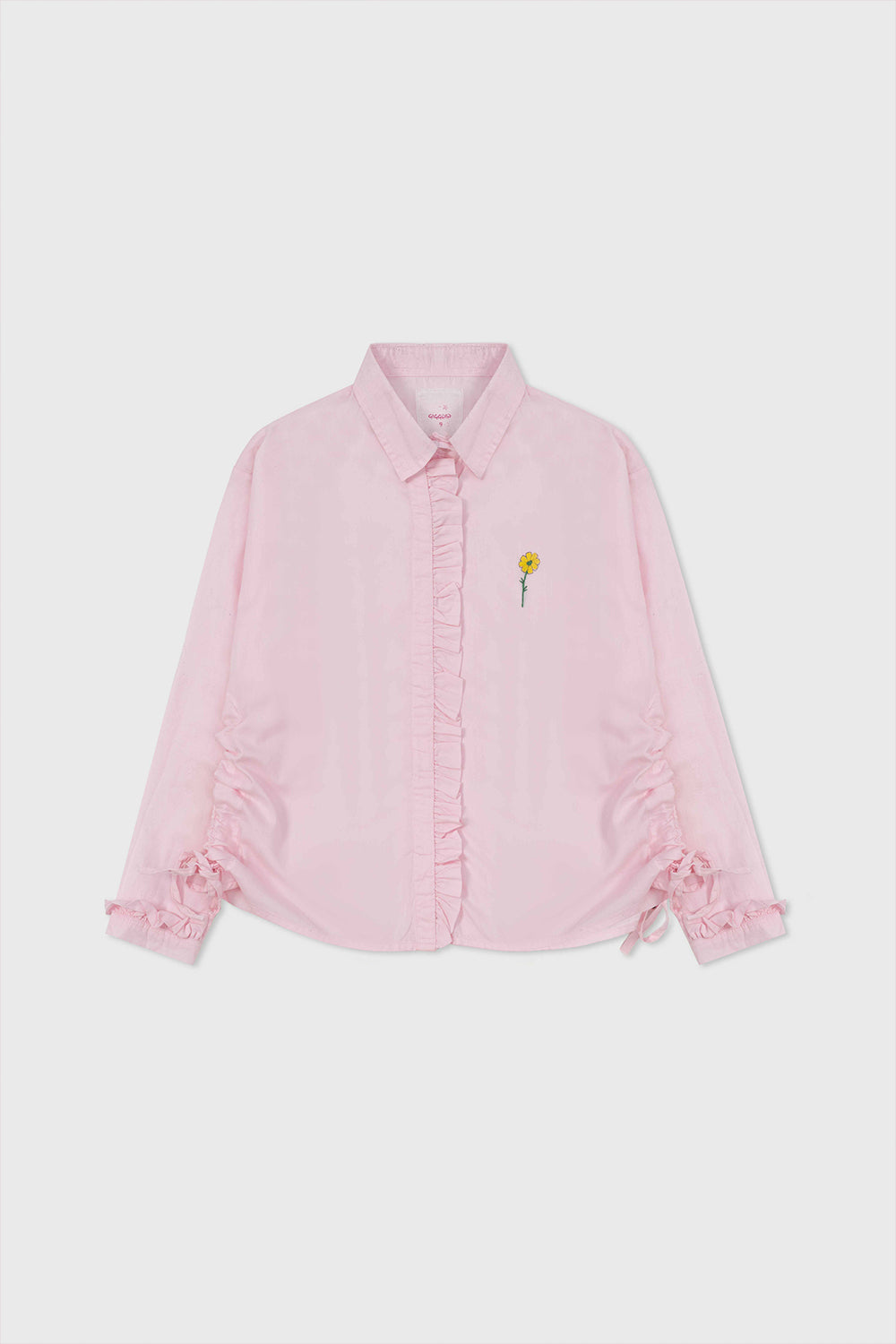 Blush Bloom Ruffle Shirt