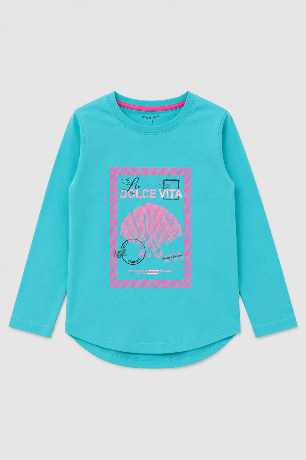 Girls Vita Seashell full sleeve  T-Shirt