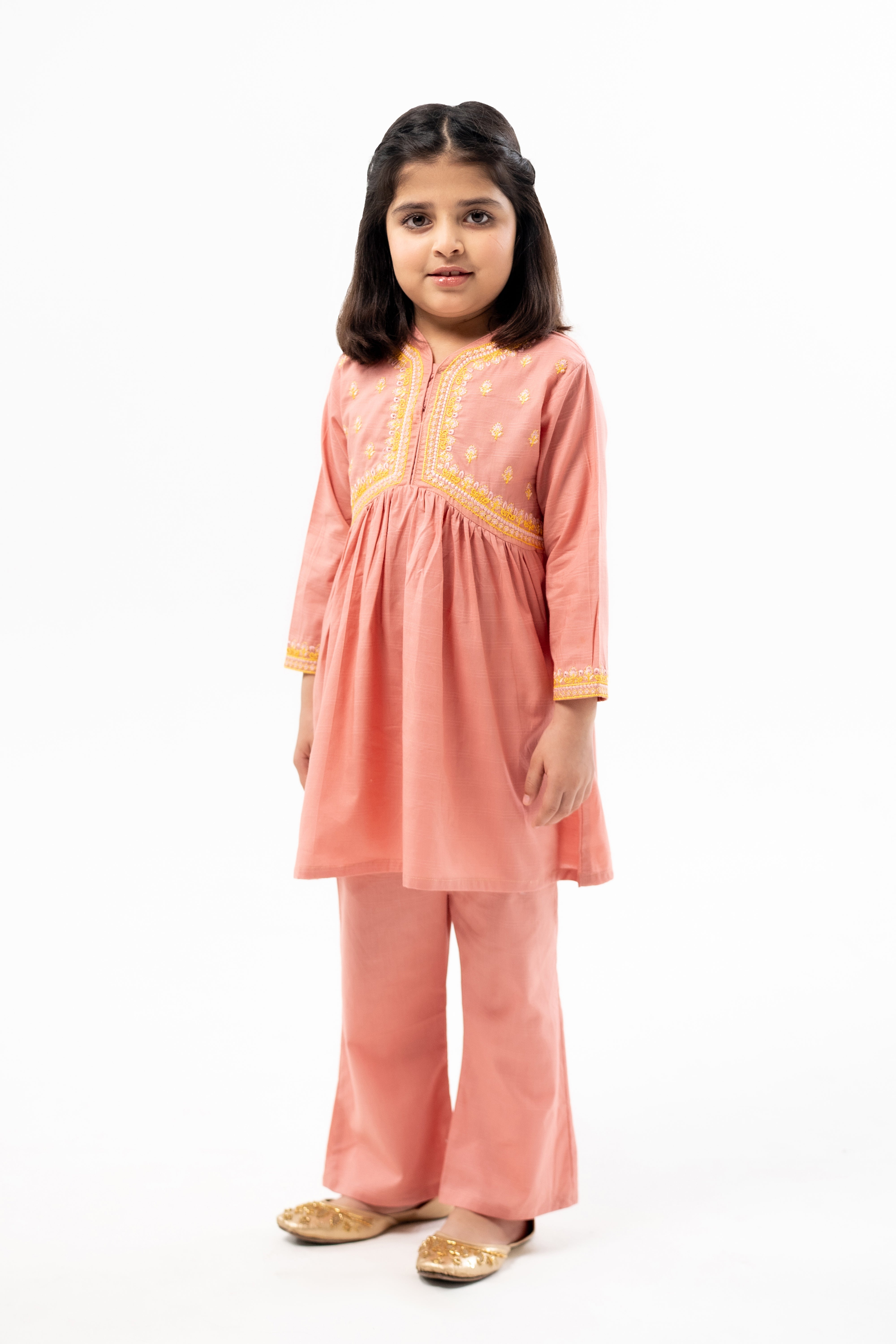 Embroidered Frock Set