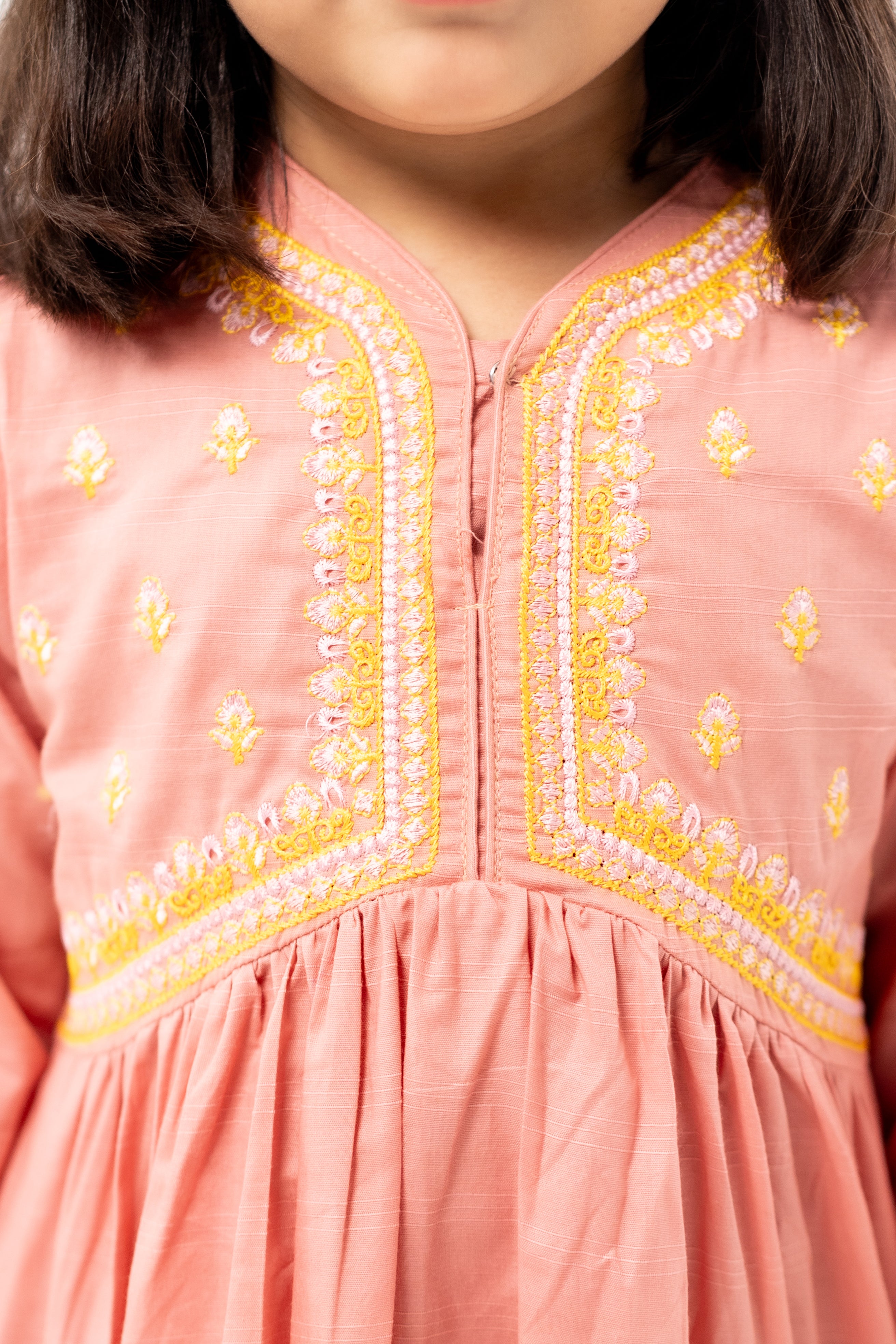 Embroidered Frock Set