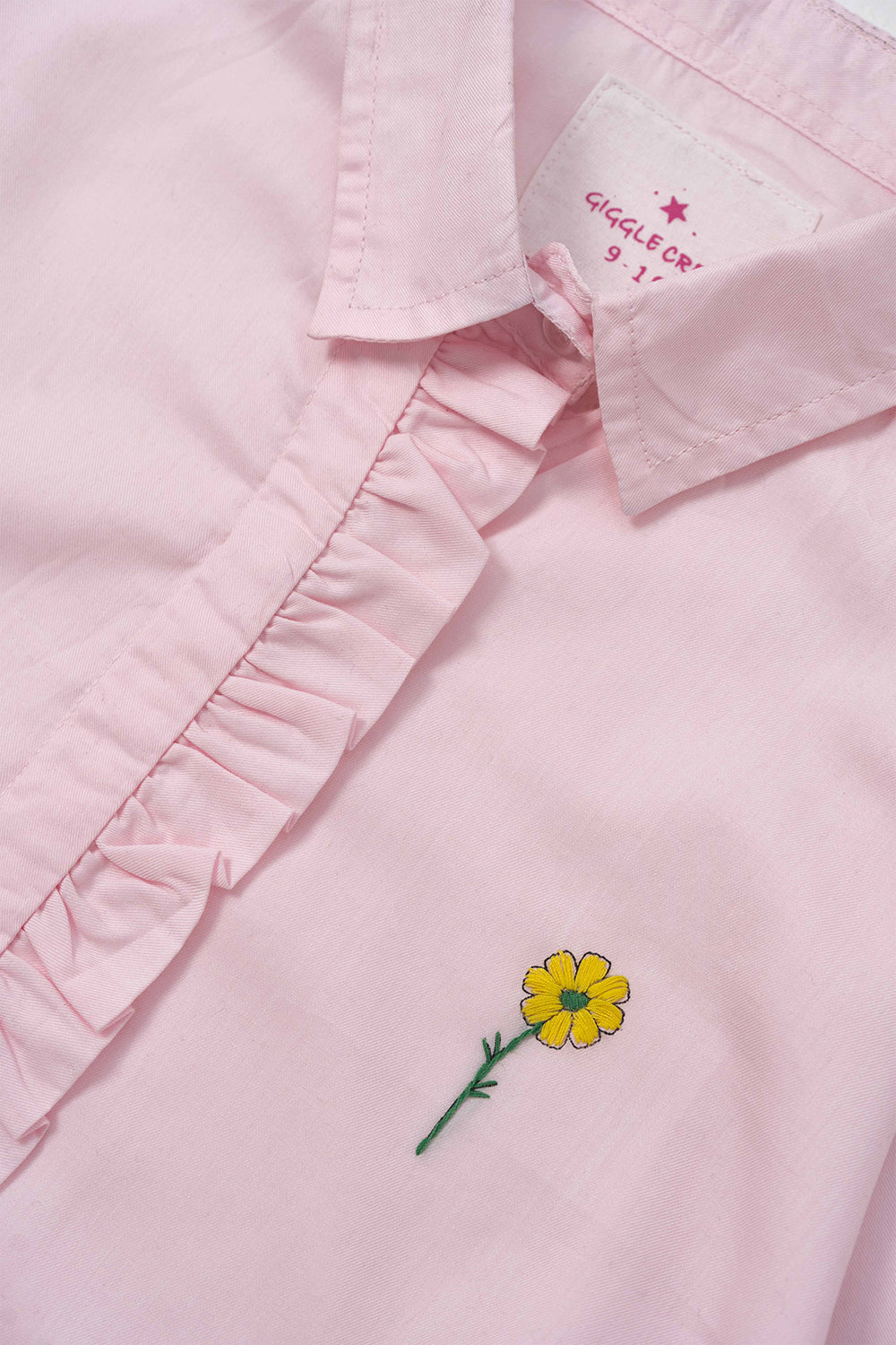 Blush Bloom Ruffle Shirt