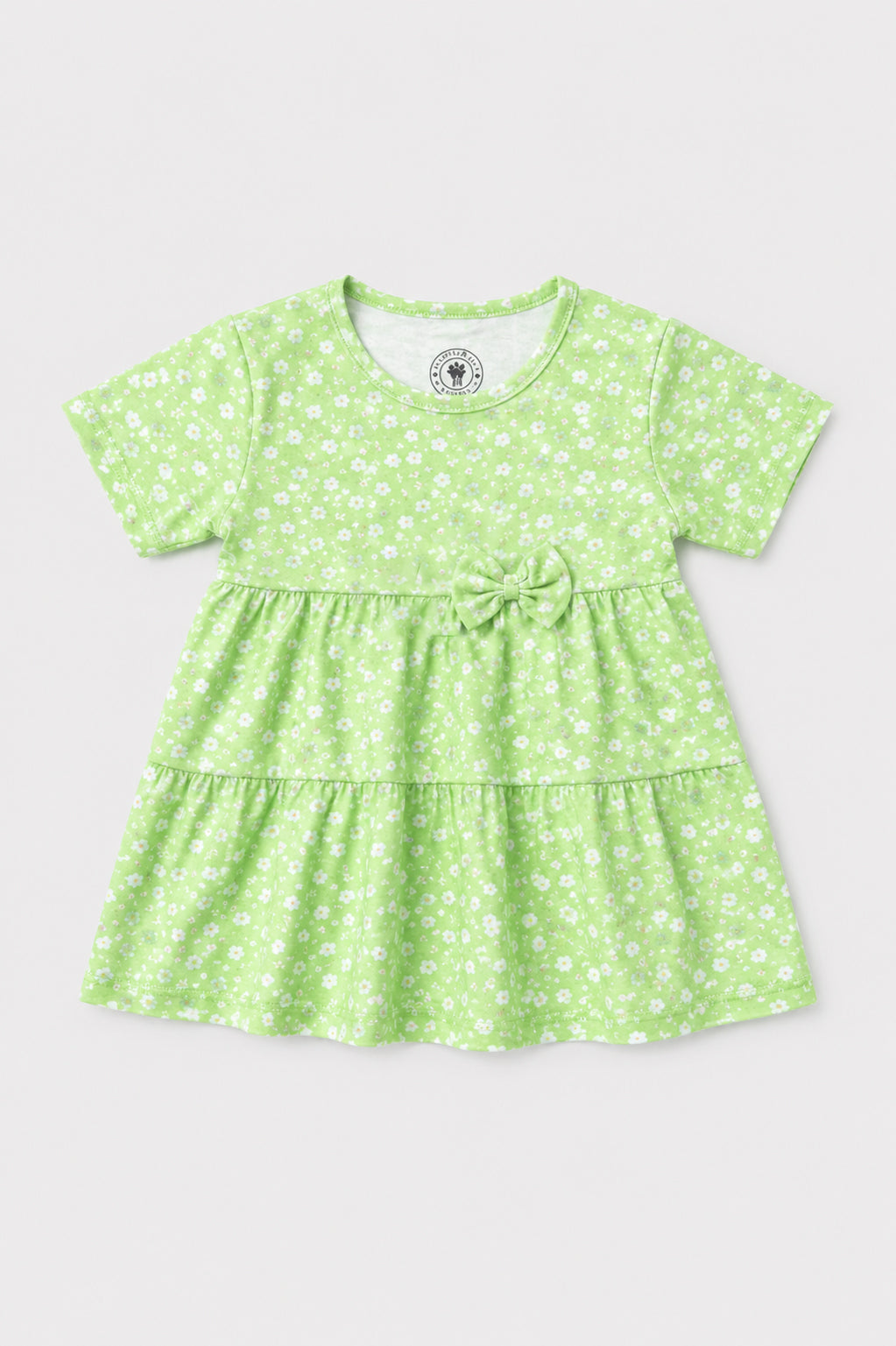 Girls Mint Blossom Tiered Frock