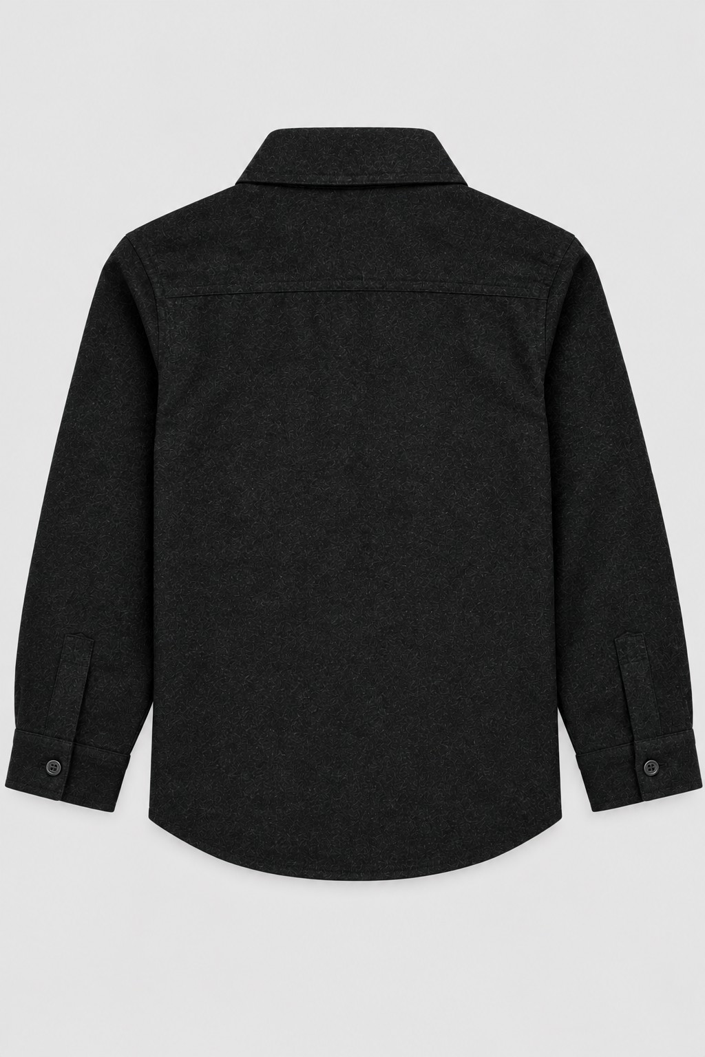 Boys turtle club black wool shirt