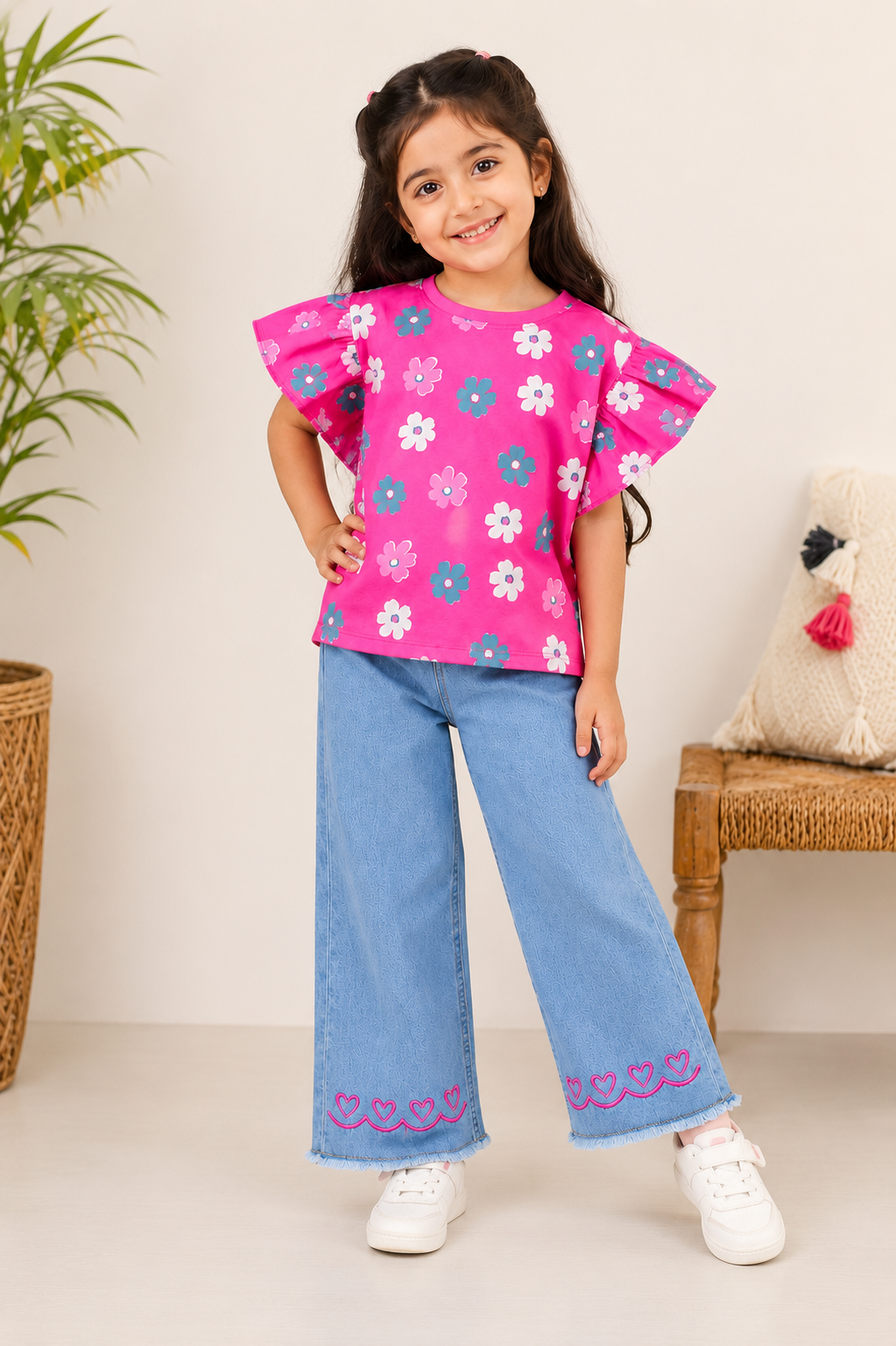 Girls Blossom Flutter Tee shirt
