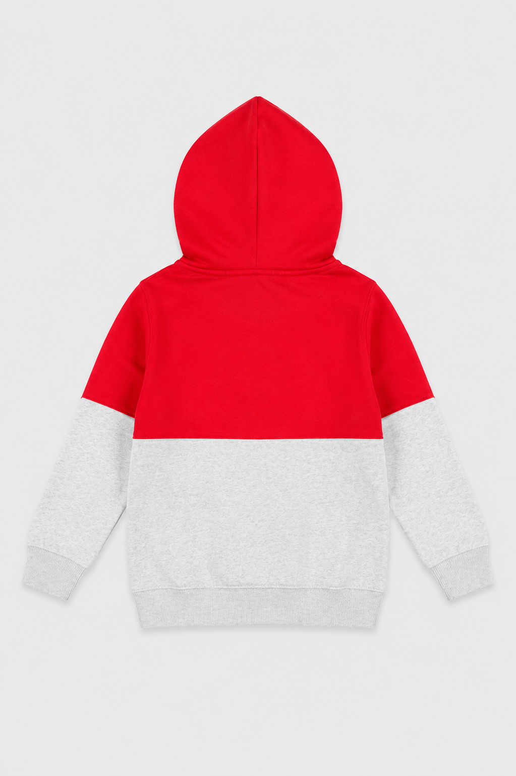 Boys Wild Adventure Red Color-Block Hoodie