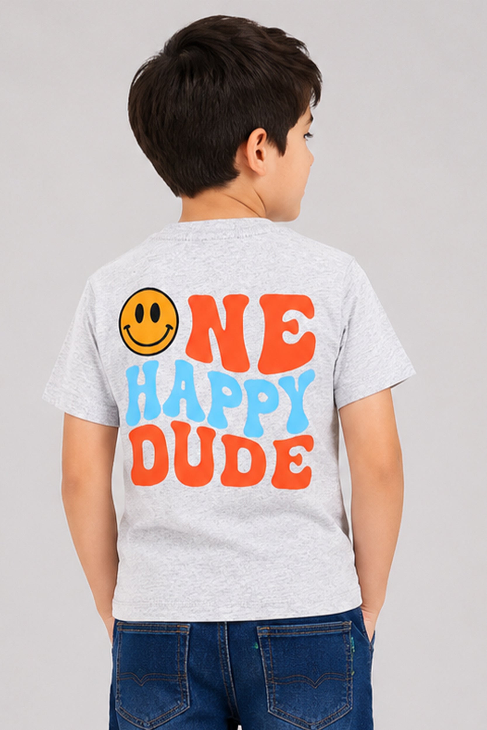Boys Happy Dude Graphic T-Shirt