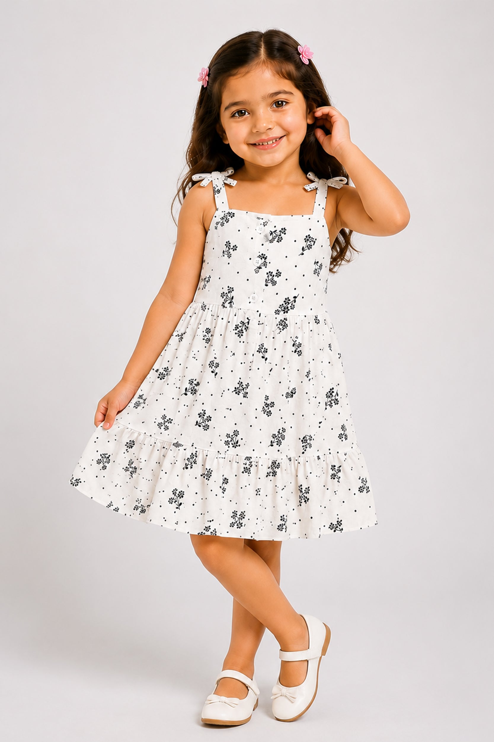 Girls Blossom Breeze Tiered Frock