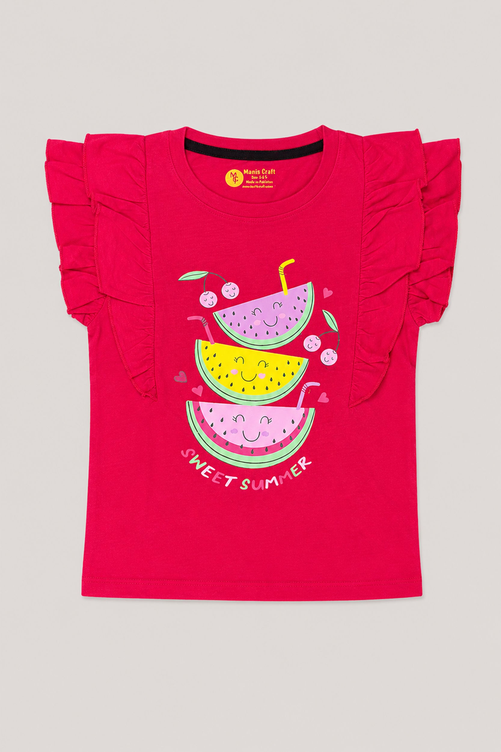 Girls Sweet Summer Watermelon Co-ord Set