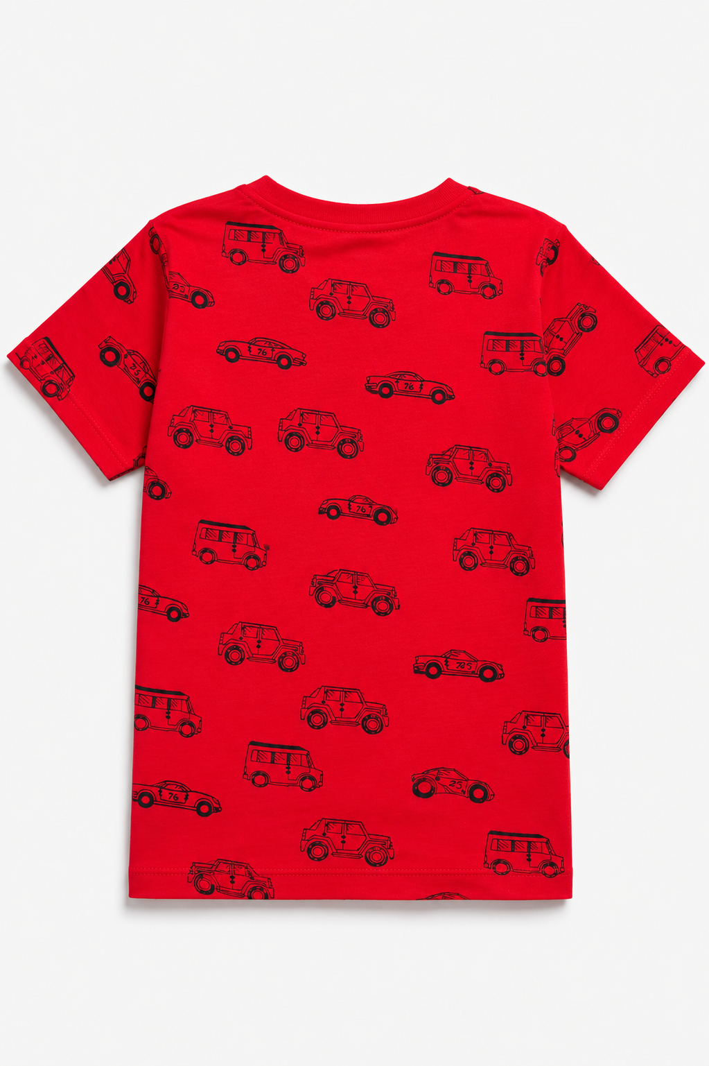 Boy's red color Jeep T-Shirt