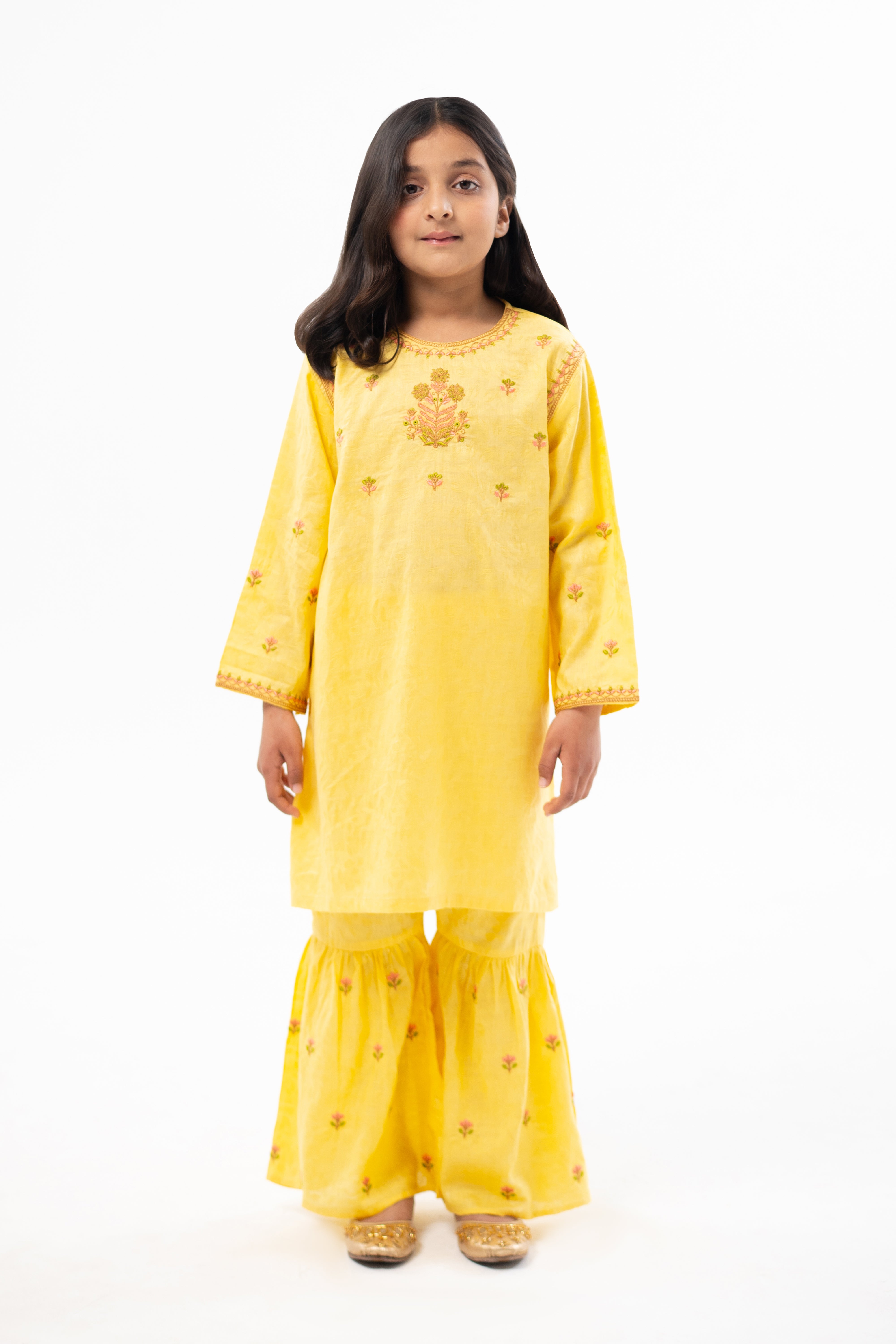 Floral Gharara Set