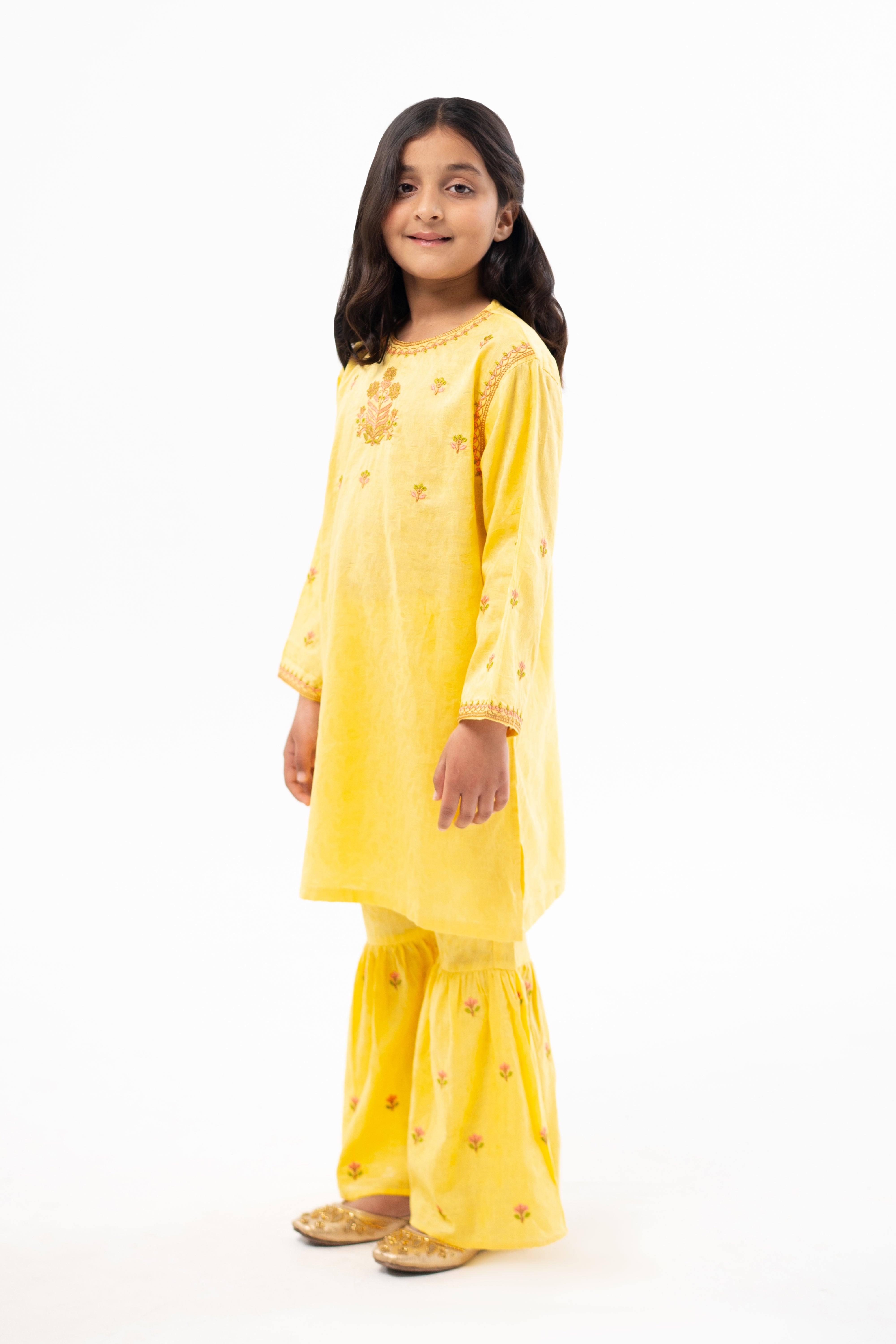 Floral Gharara Set