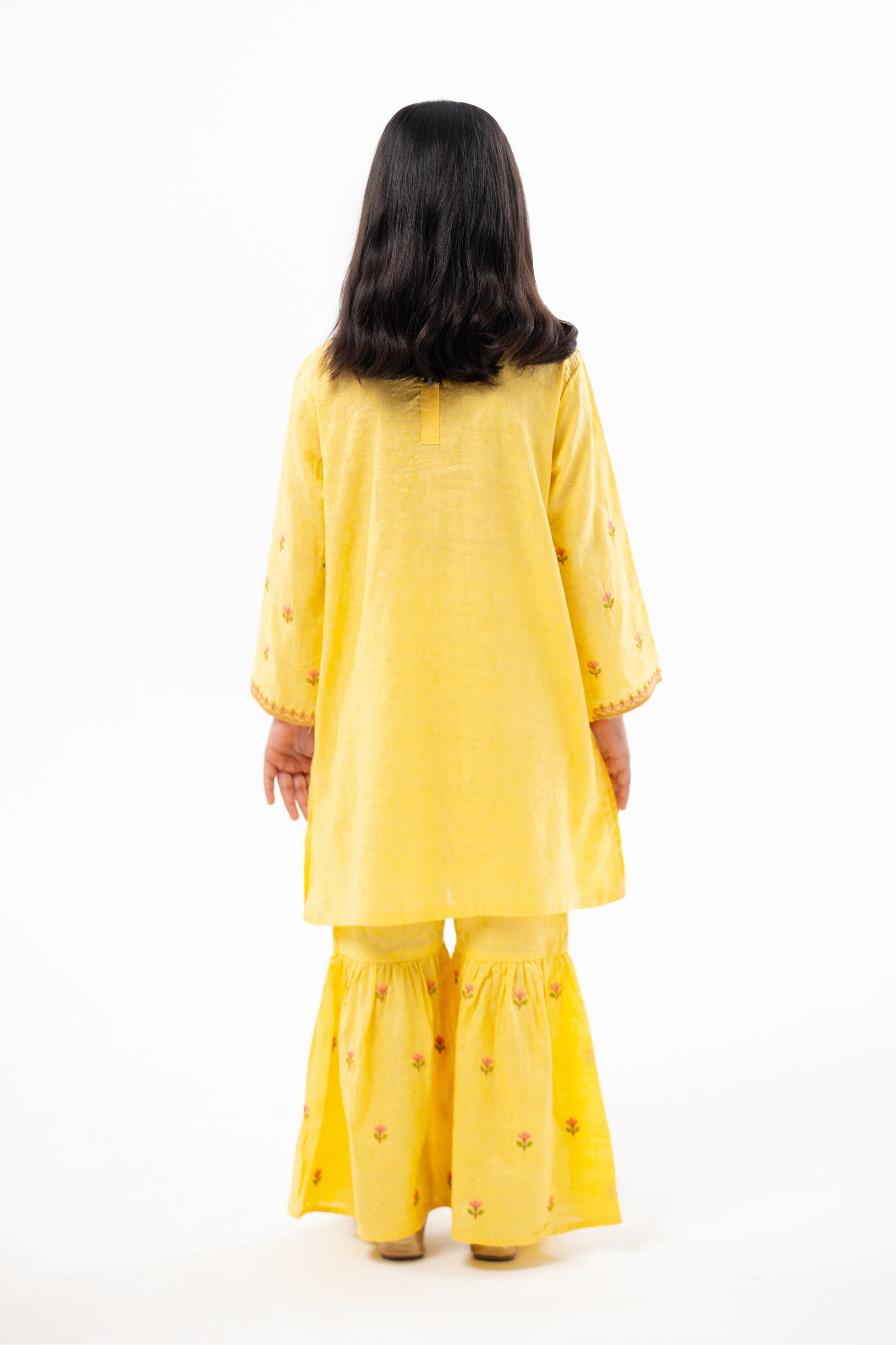 Floral Gharara Set