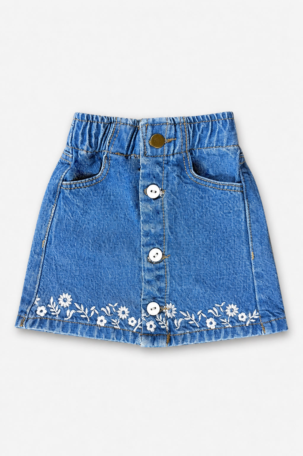 Girls Blossom Breeze Denim Skirt