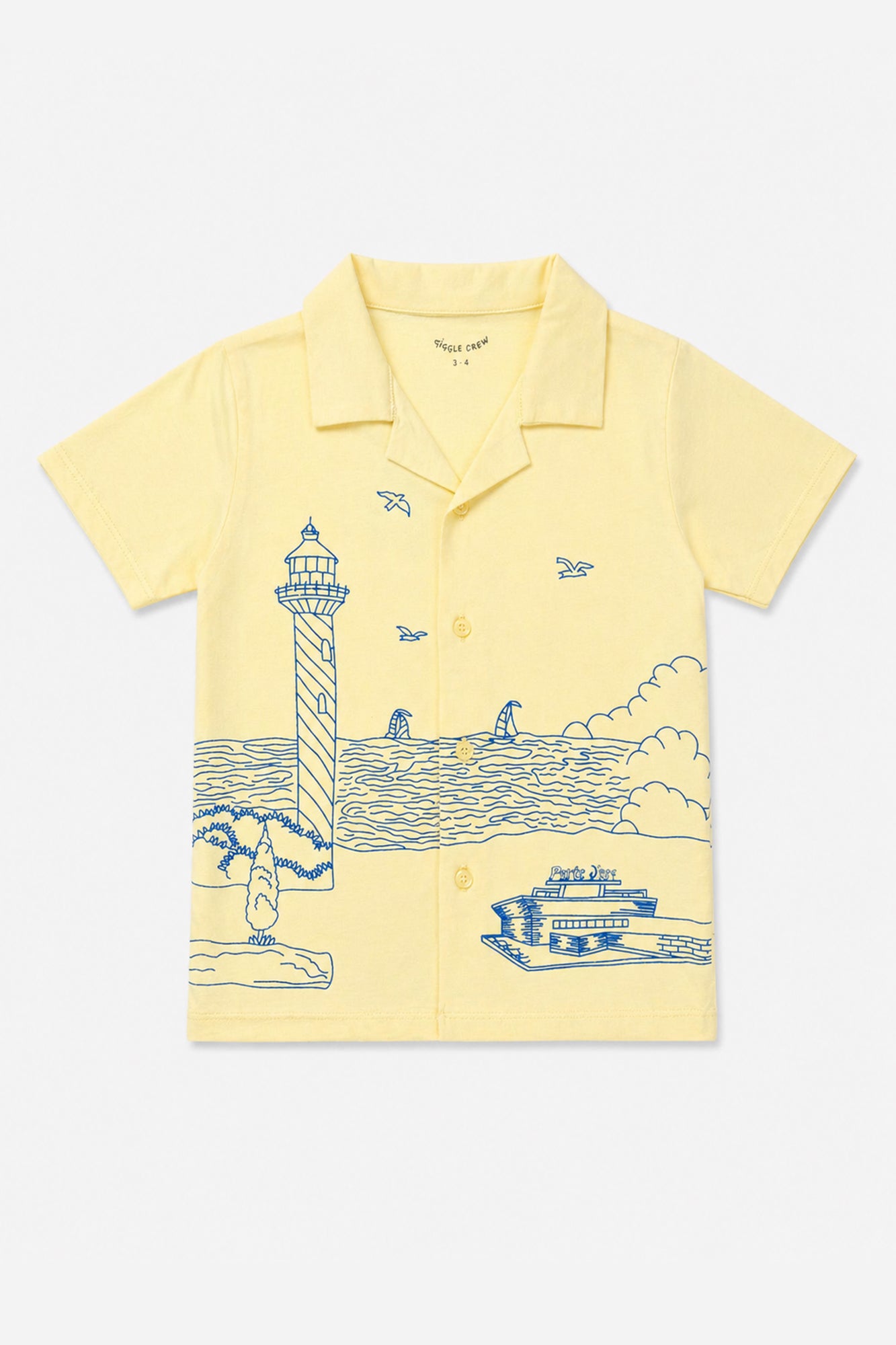 Boys Coastal Lighthouse Summer Shirt