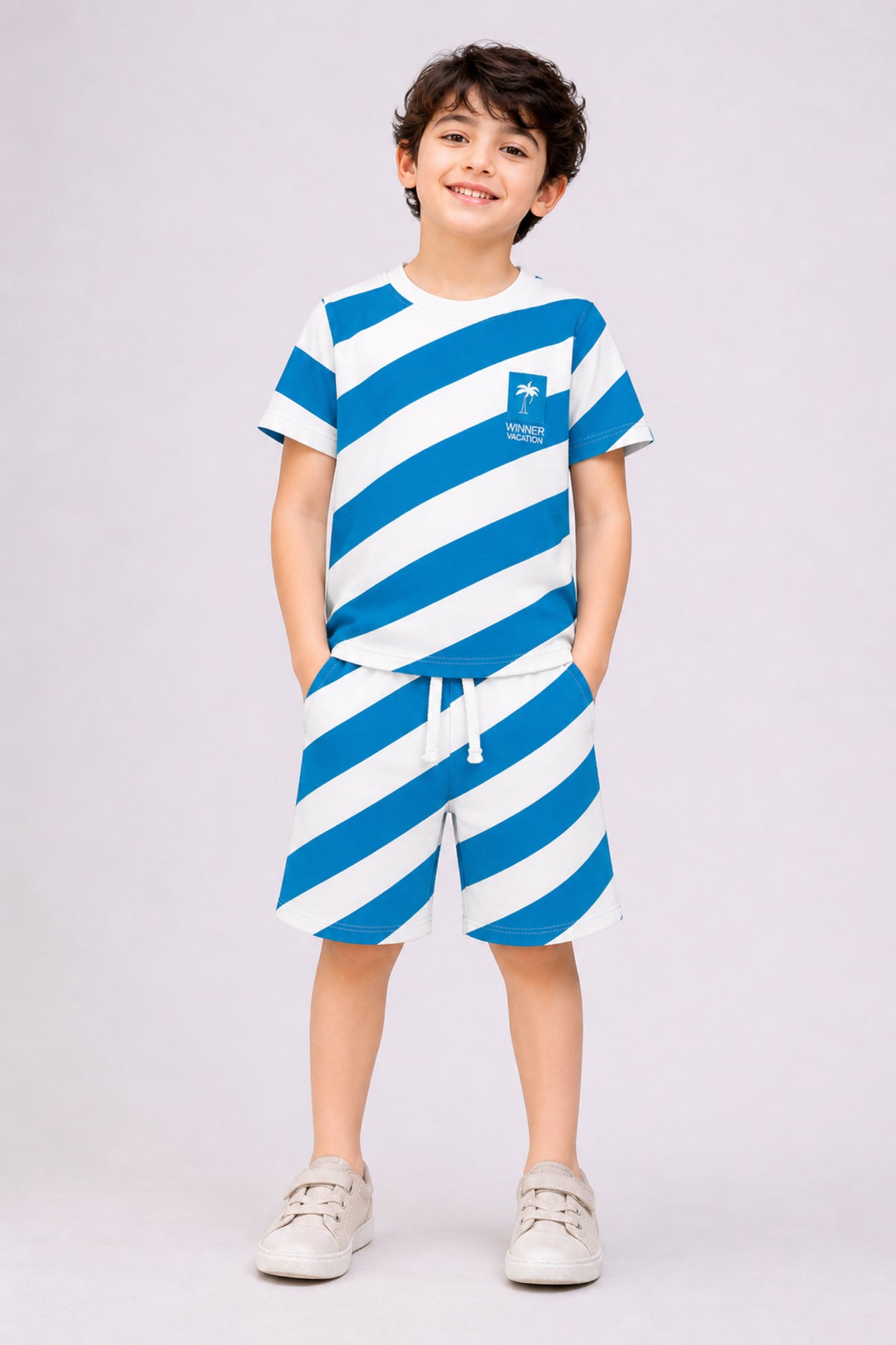 Boys Ocean Breeze Stripe Co-ord Set