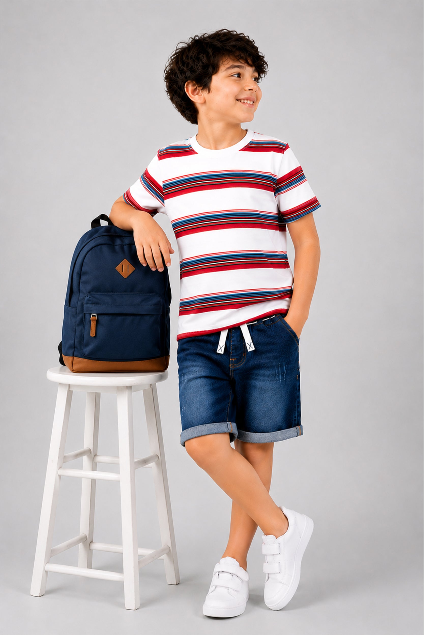 Multi-Stripe T-Shirt