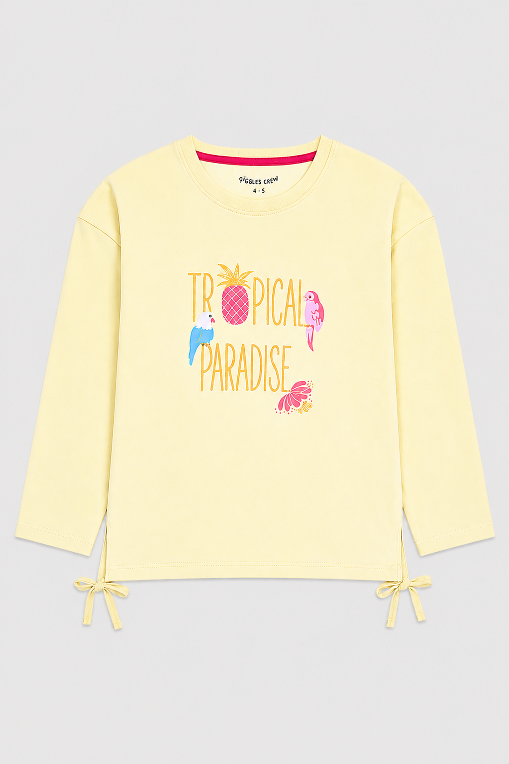 Girls Tropical Paradise full sleeve shirt