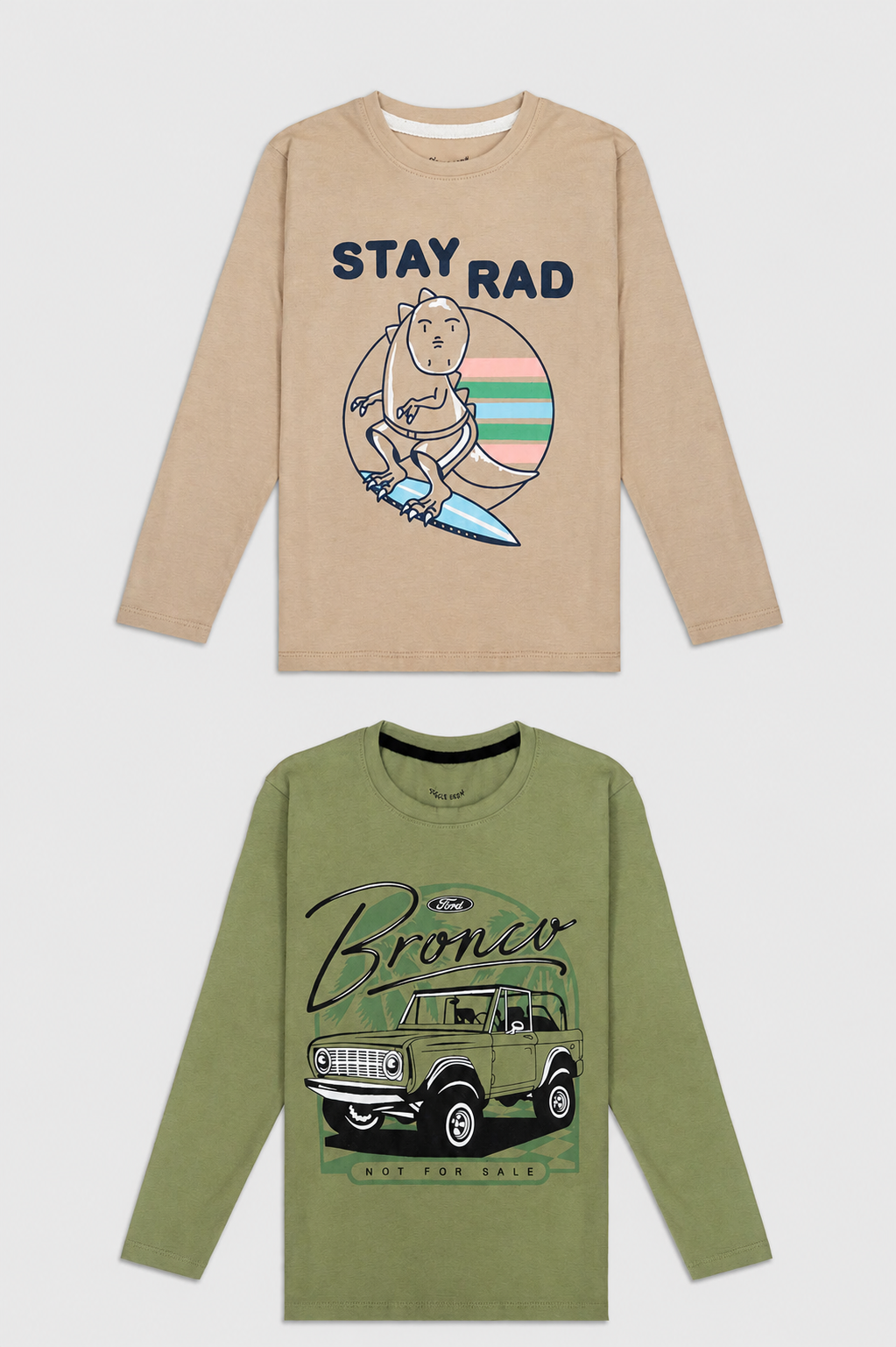 Boys pack of 2 Full sleeve shirts