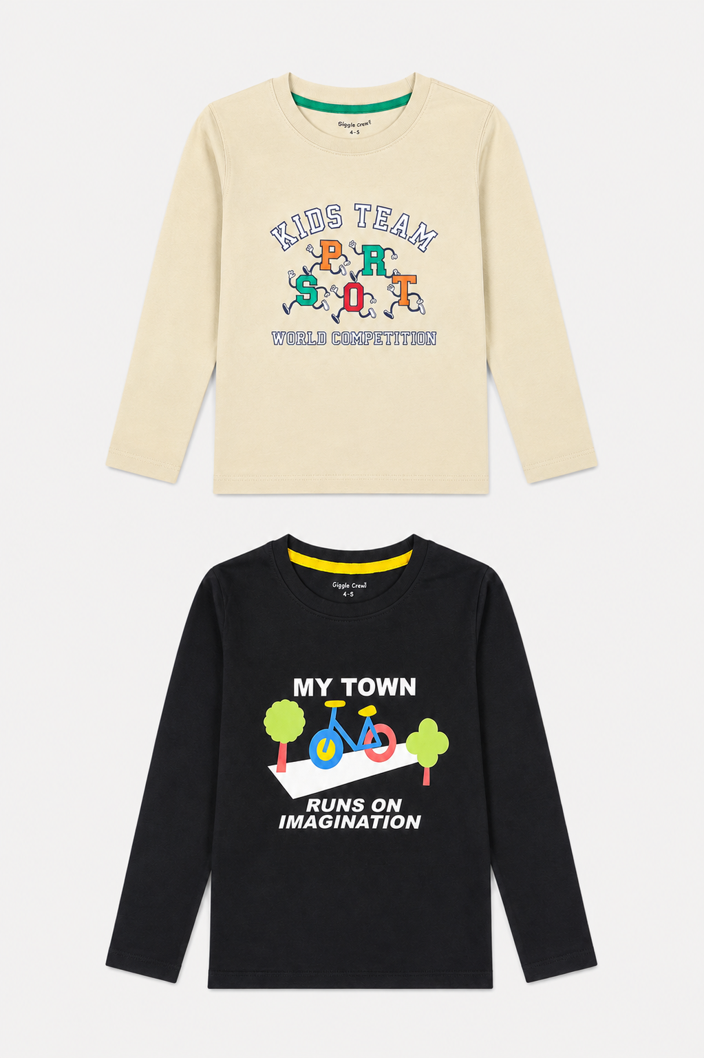 Boys pack of 2 Full sleeve shirts