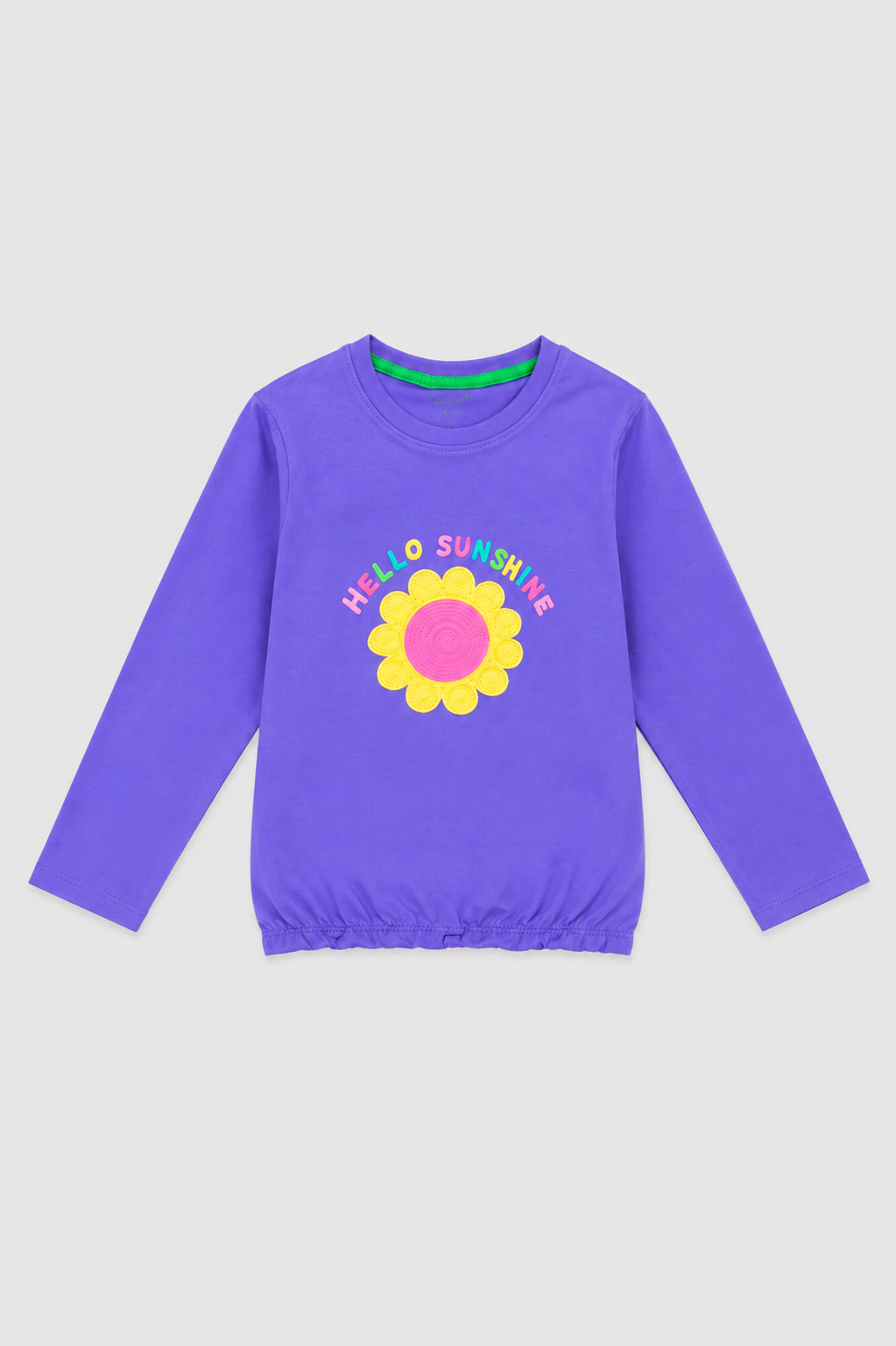 Girls Sunshine Purple full sleeve shirt