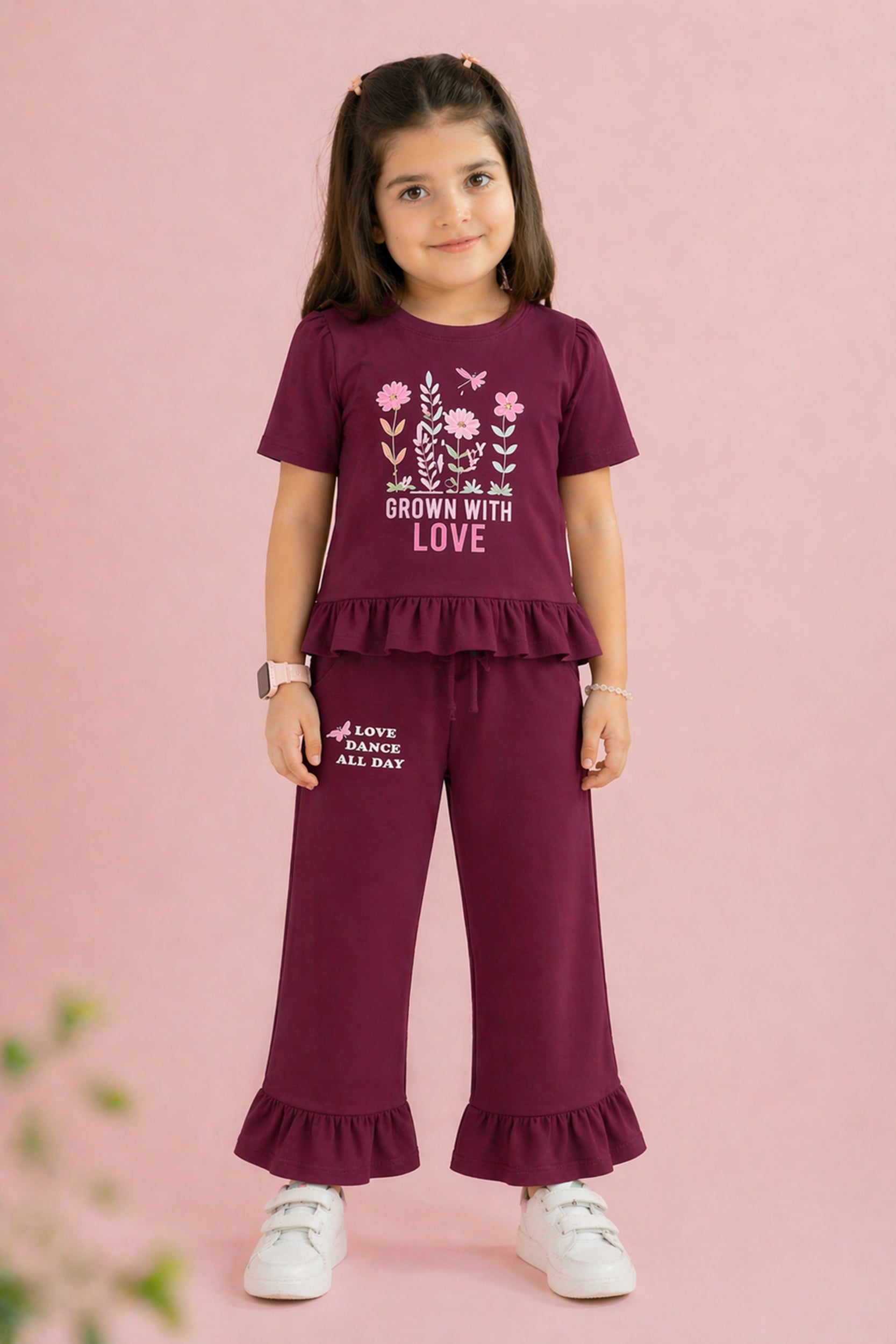 Girls Blossom Love Co-ord Set