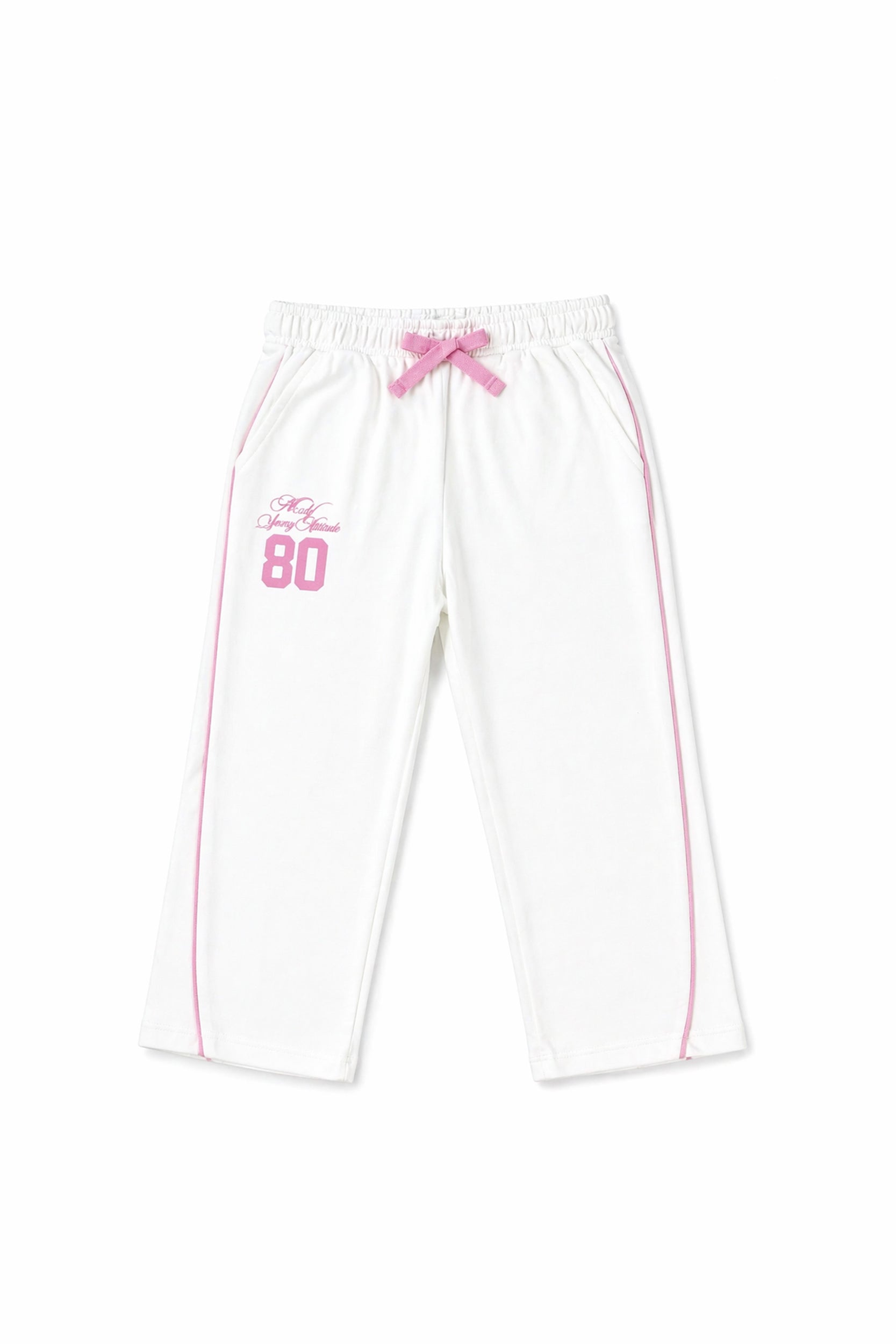 Girls Pink and white Coord set