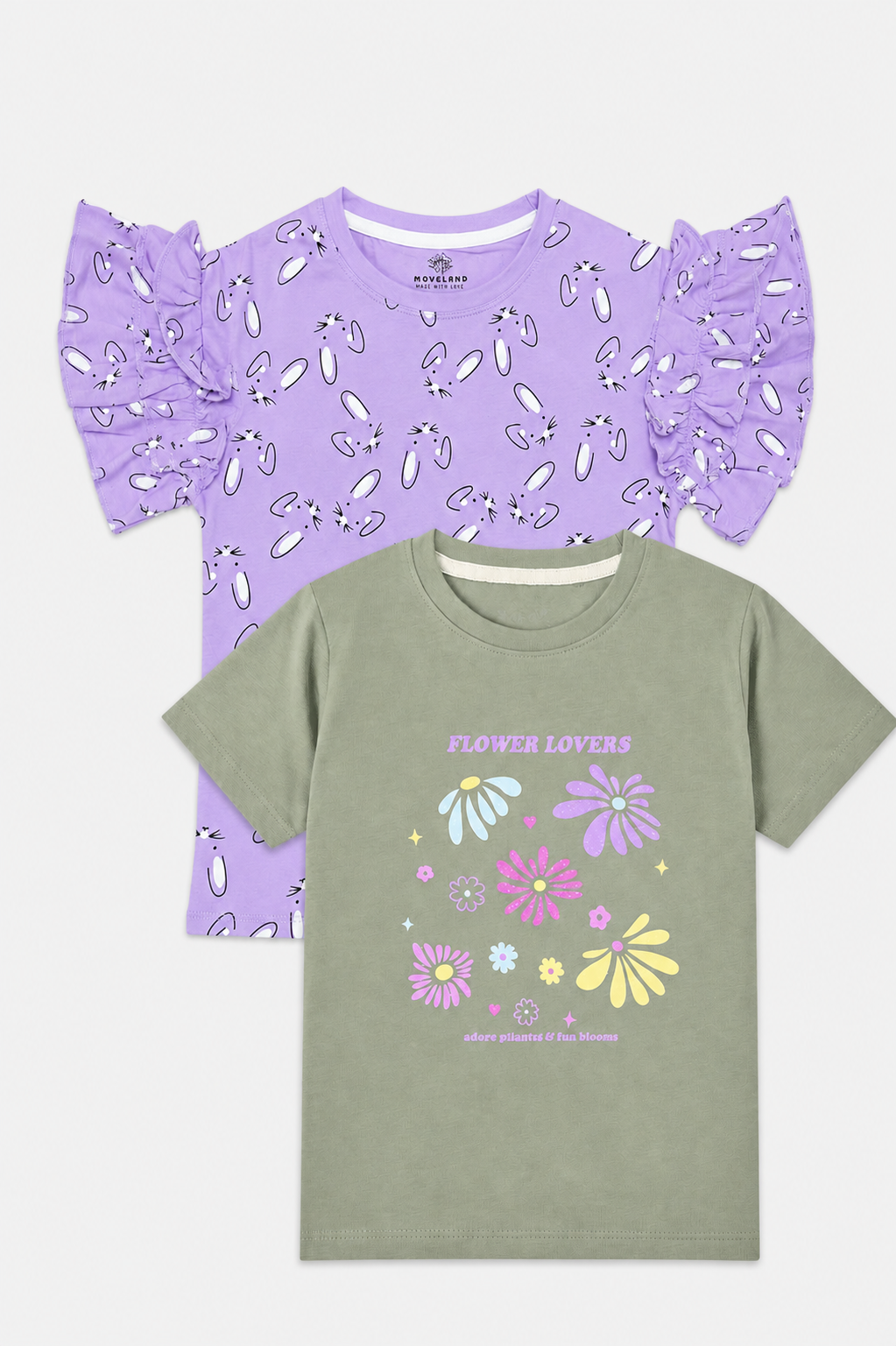 Girls T shirt pack of 2