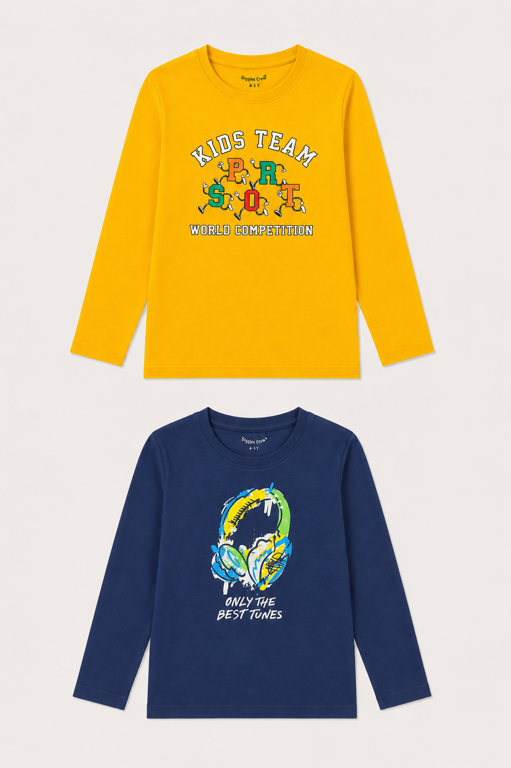 Boys pack of 2 Full sleeve shirts