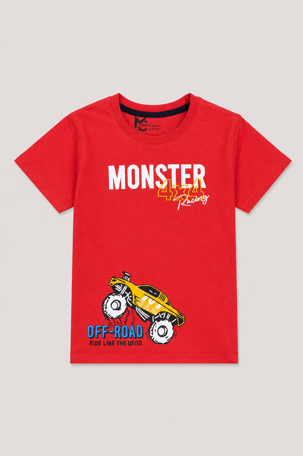 Boys Monster 4x4 Racing Co-ord Set |  Giggles Crew Kids Clothing Pakistan | 