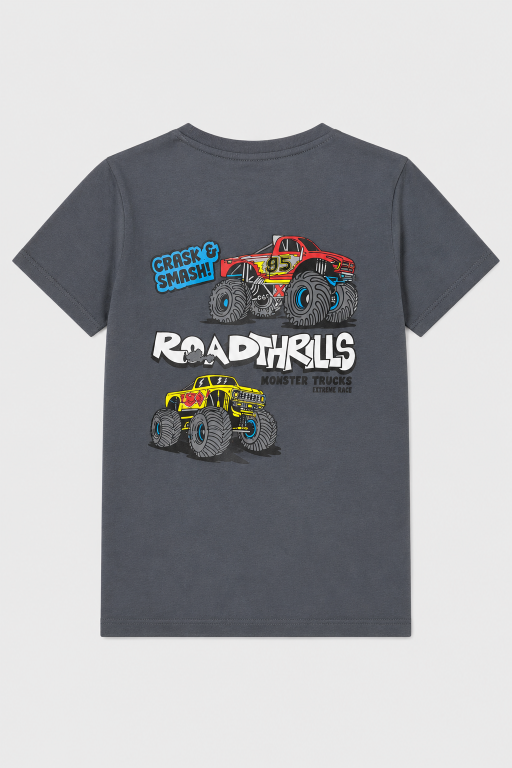 Boys Road Thrills Monster Truck T-Shirt
