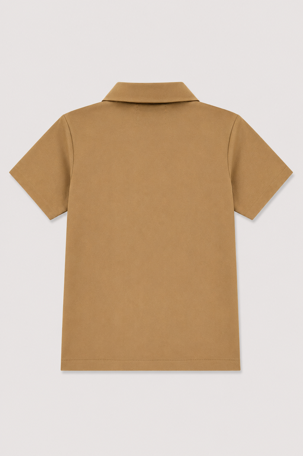 Boys Classic Sand Camp Button Down Shirt