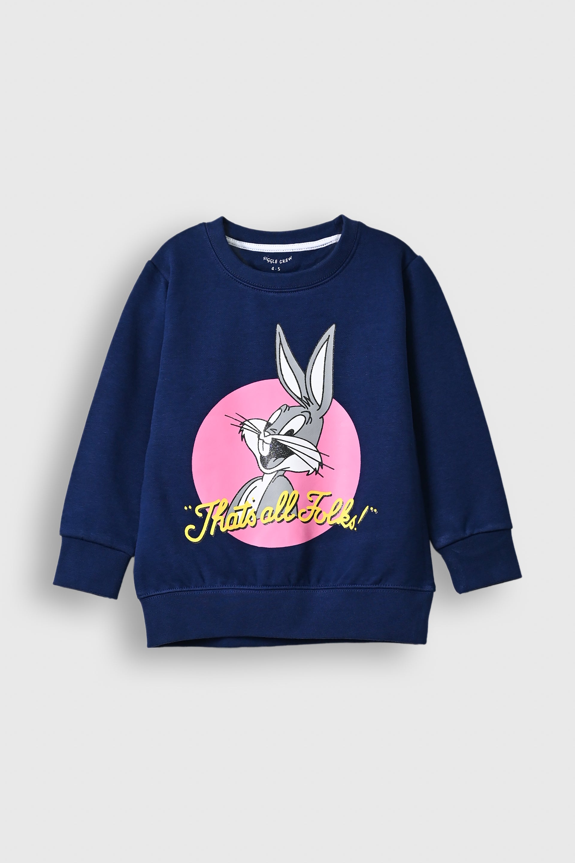 Girls bunny navy Fleece Suit