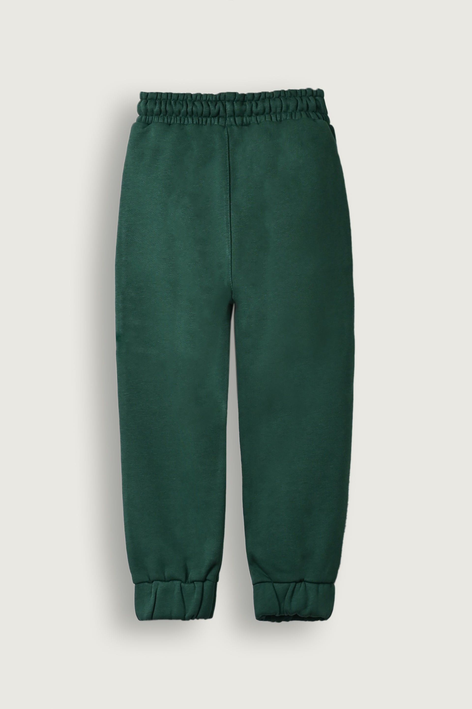 Boys grey and green bunny printed warm fleece hoodie suit