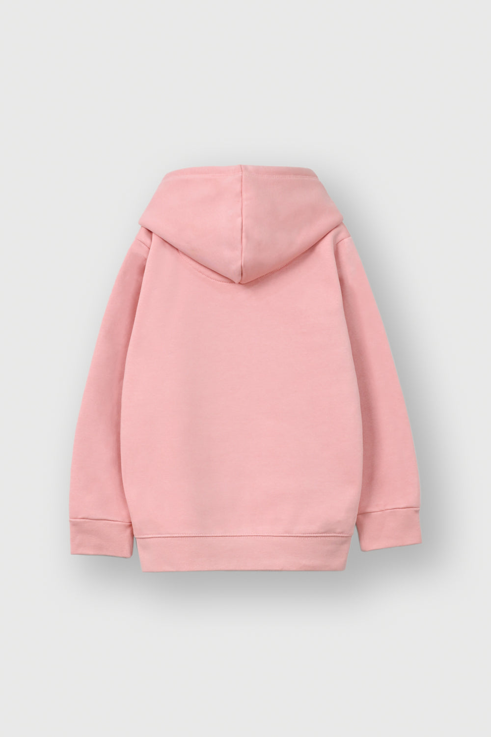 Girls dusty pink unicorn hooded flees Suit