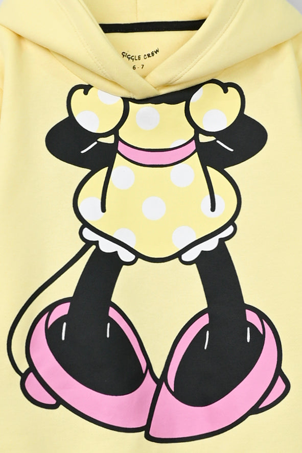 Girls hooded fleece suit