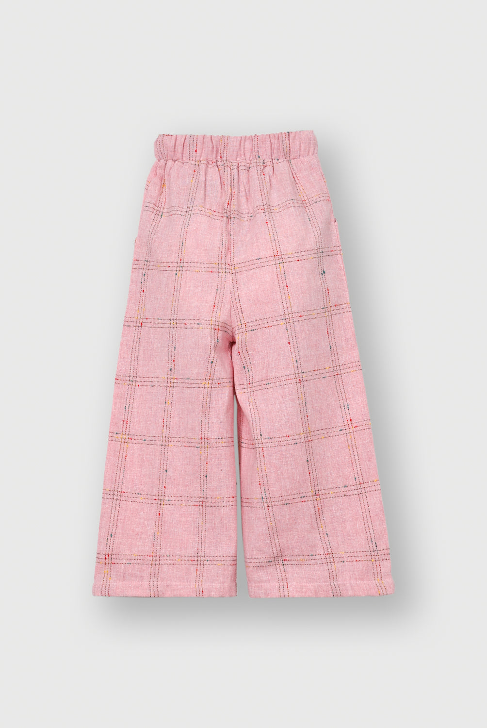 Blush Check Peplum Co-Ord Set