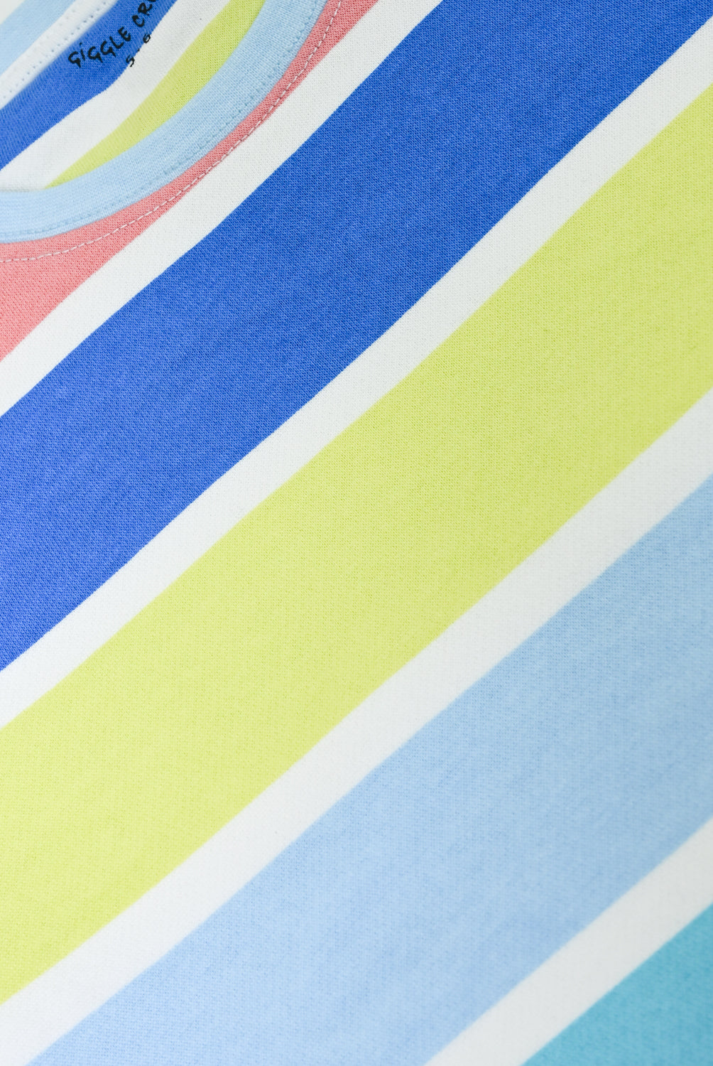 Girls Multicolor stripped Fleece Sweatshirt