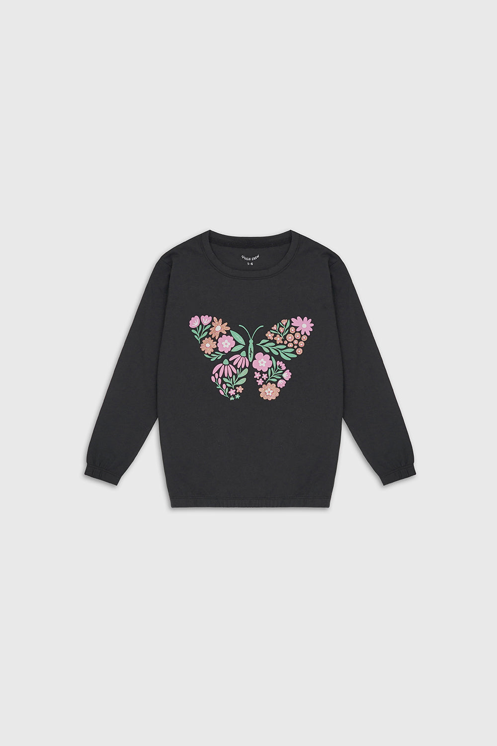 Midnight Bloom Butterfly Tee Shirt