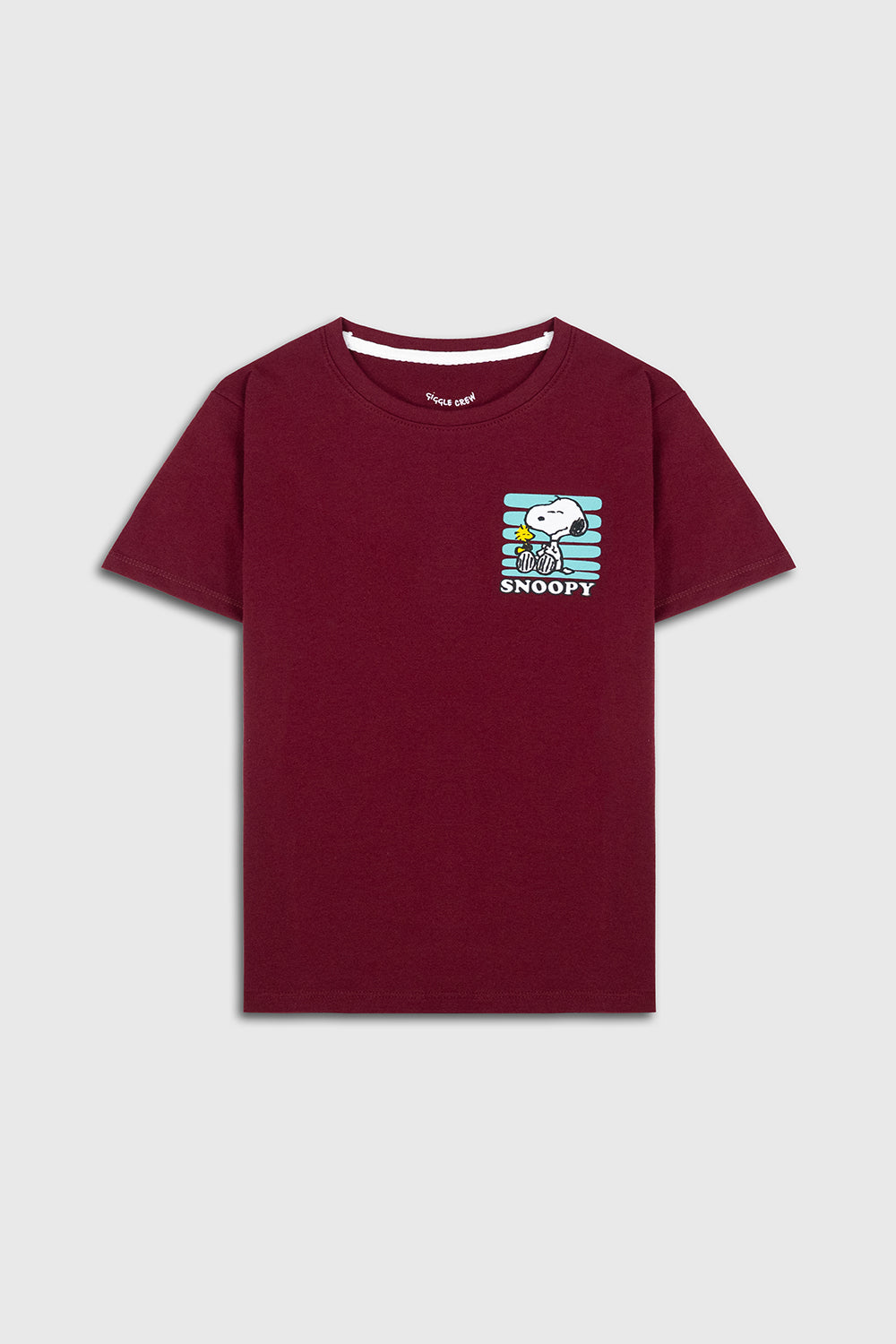 Boys Maroon T-Shirt Boys