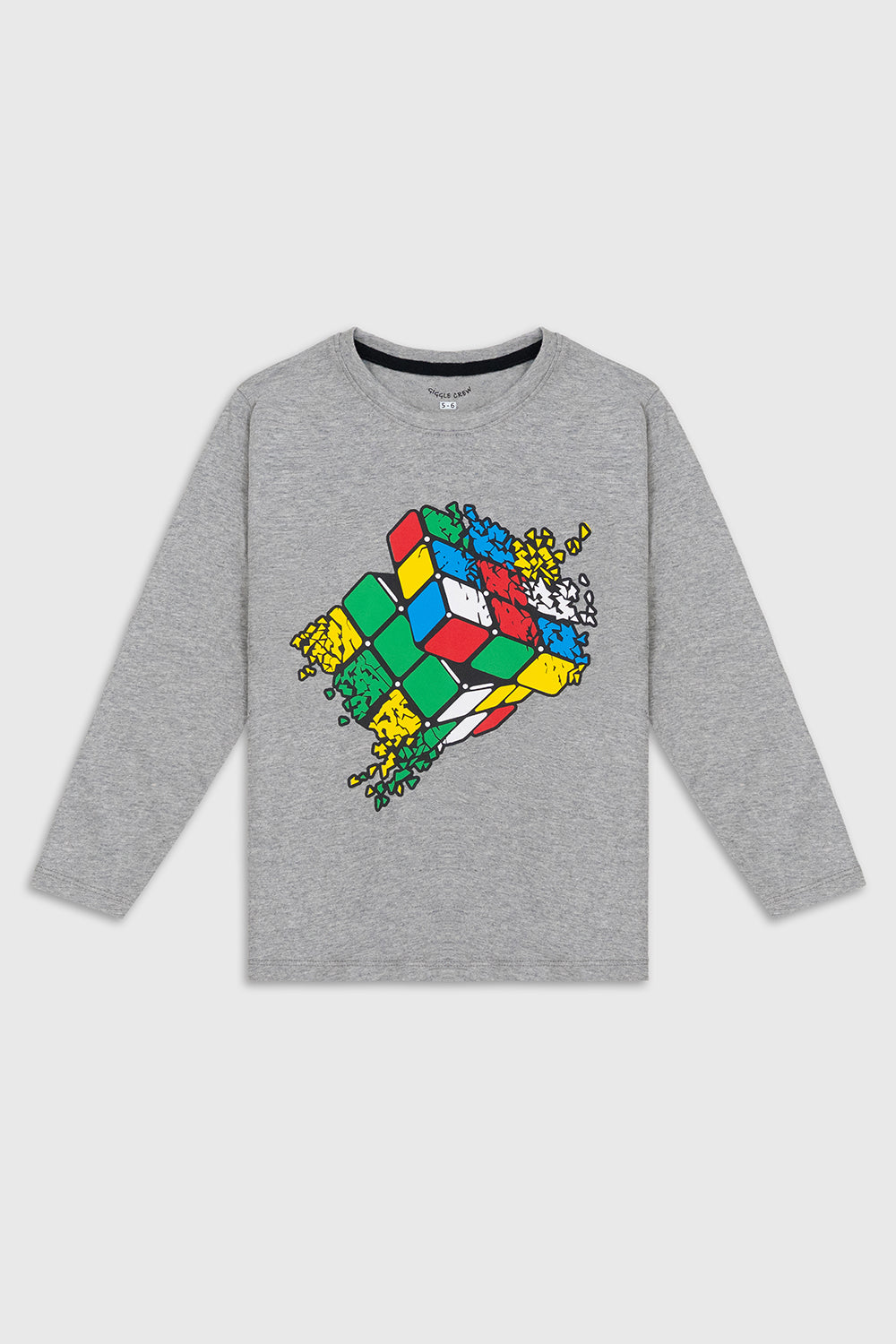 Boys Long-Sleeve Cube t-Shirt