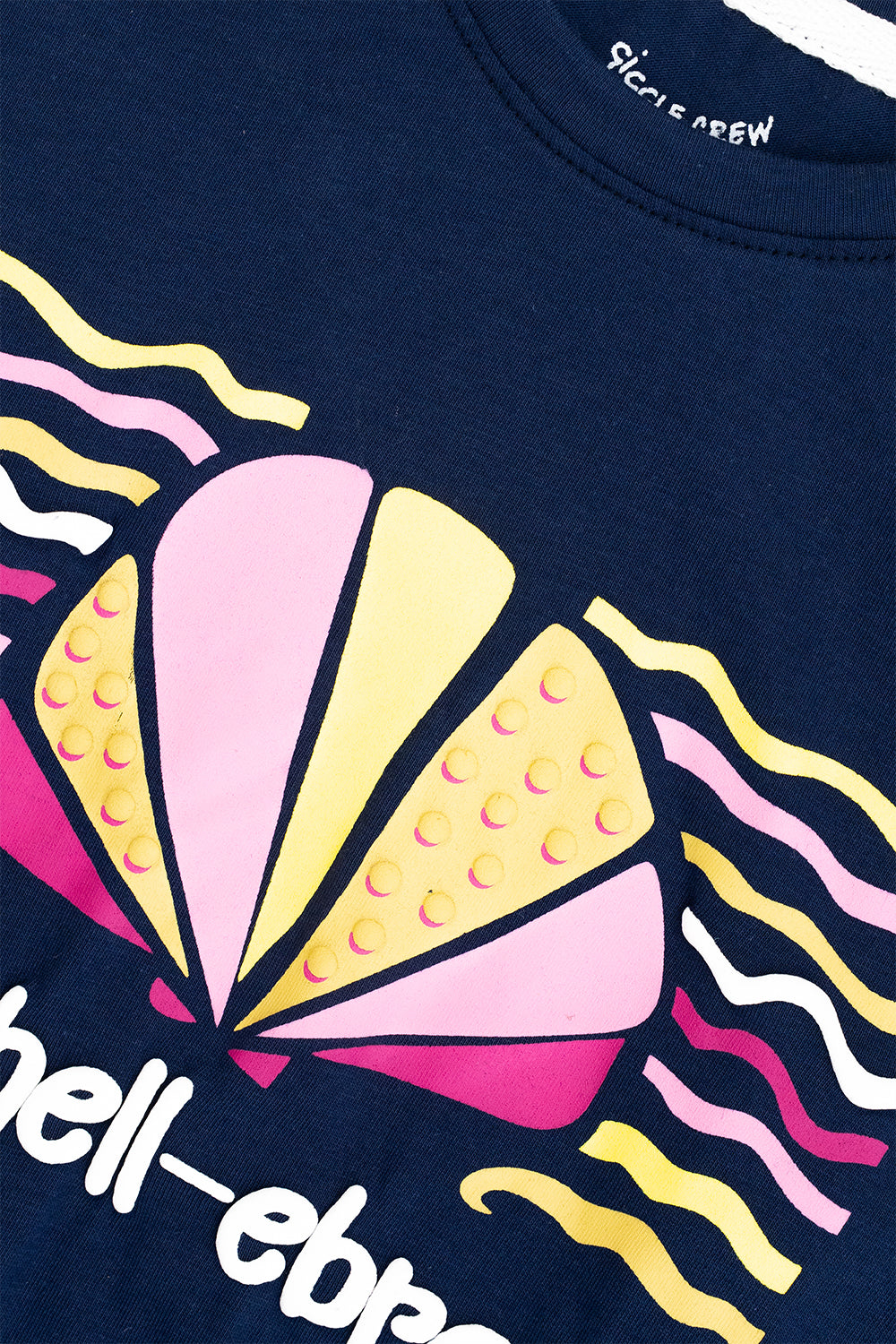 Girls navy blue Long-Sleeve t-Shirt