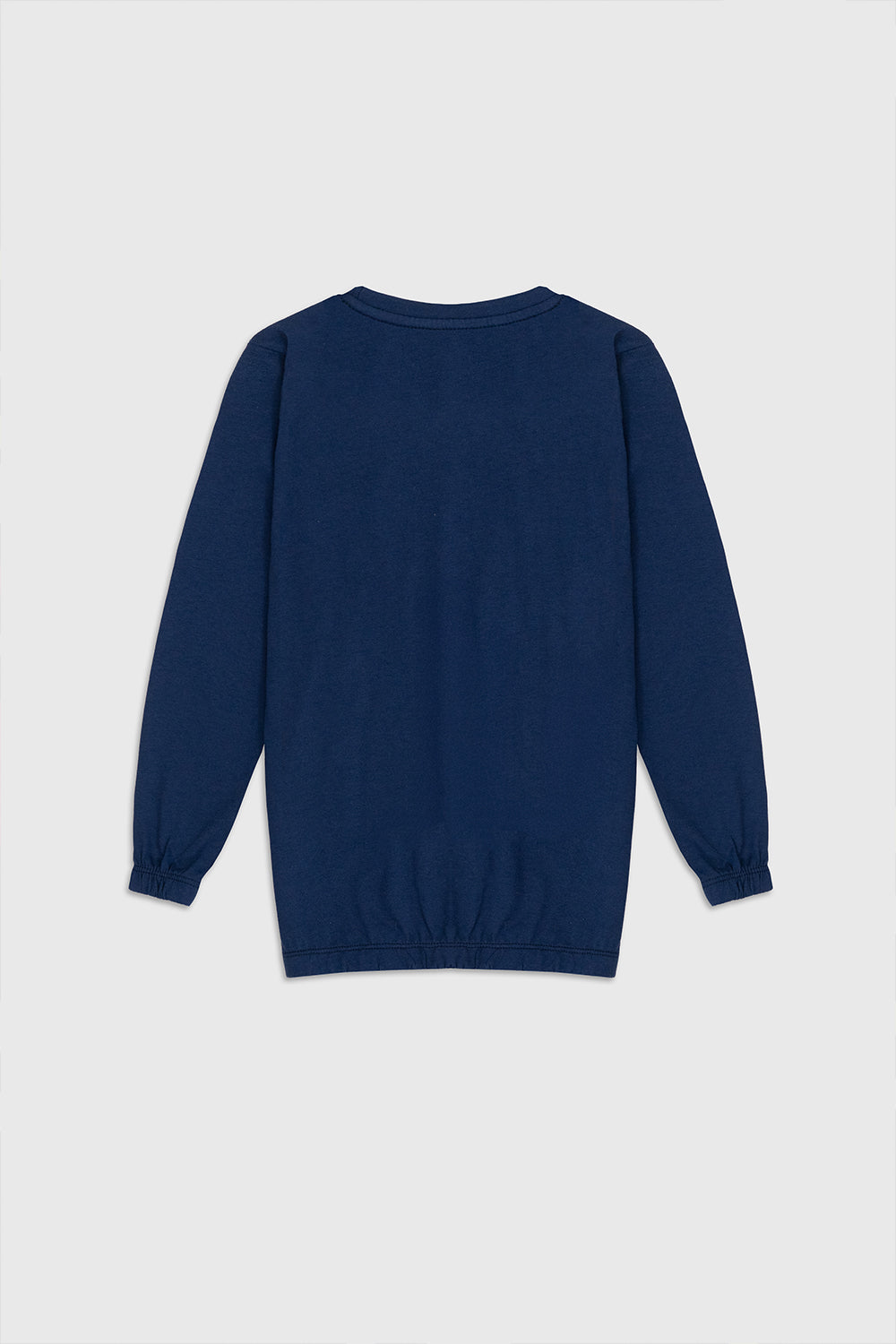 Girls navy blue Long-Sleeve t-Shirt