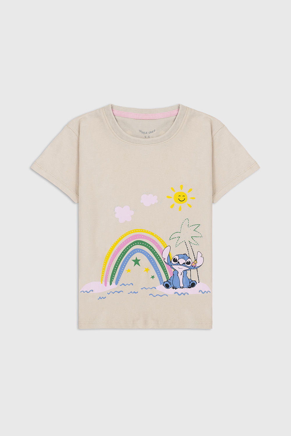 Rainbow beige T-Shirt.