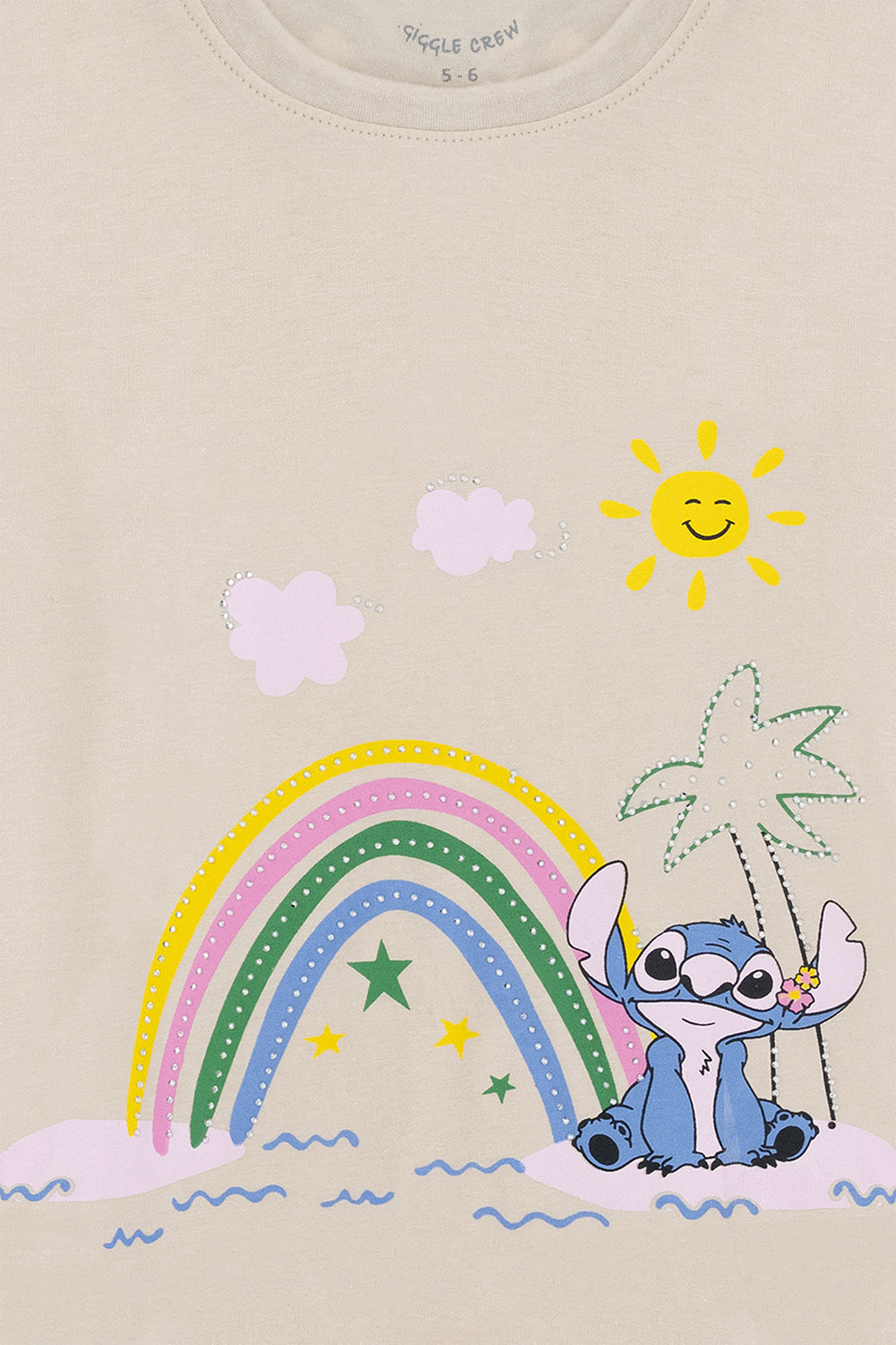 Rainbow beige T-Shirt.