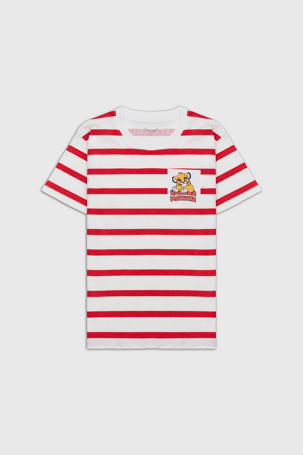 Boys' white and red Striped Set