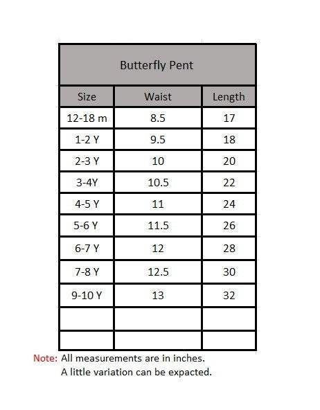 Butterfly Charm Denim pant