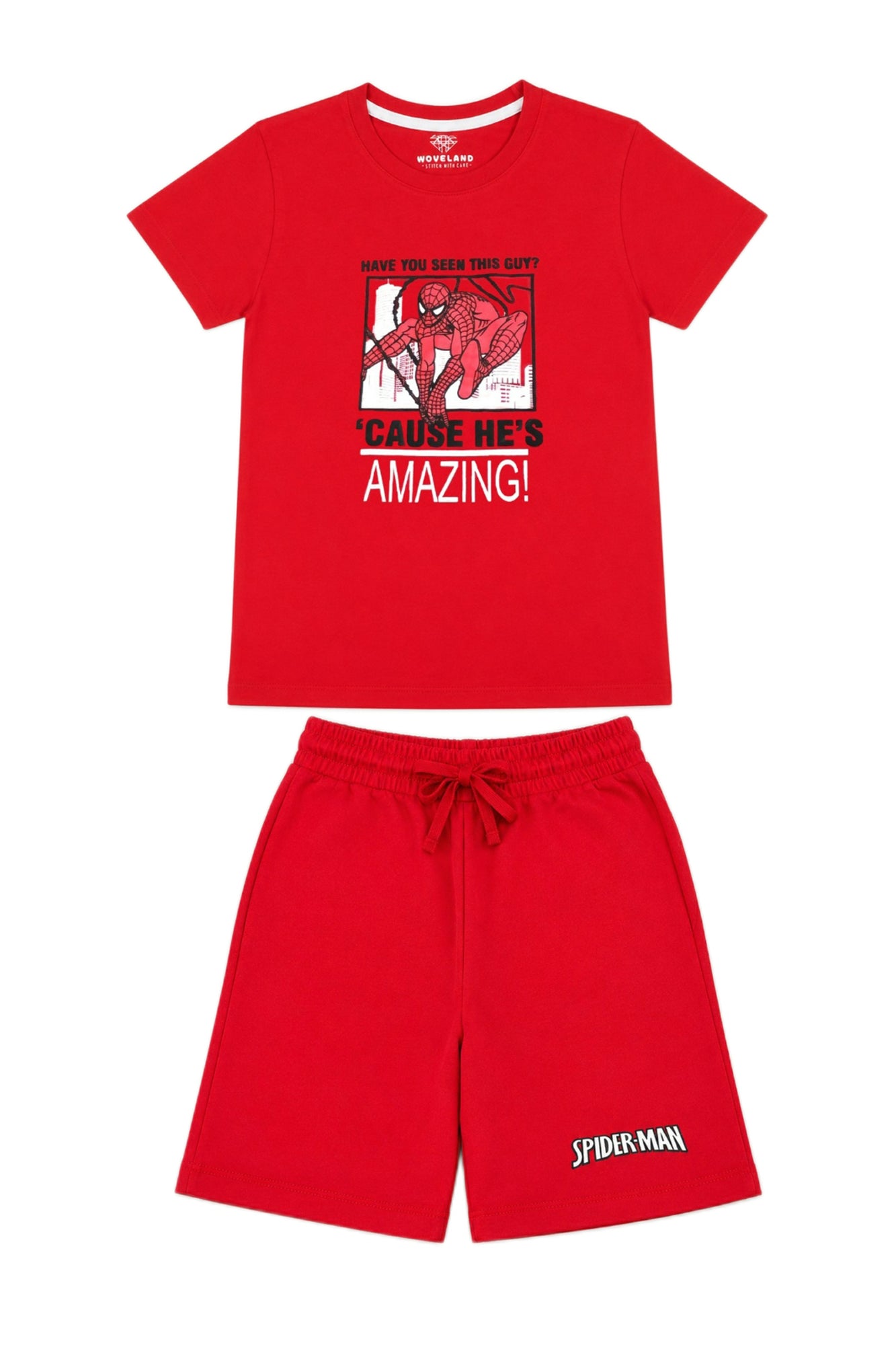 Boys Spider Man Co Ord Set