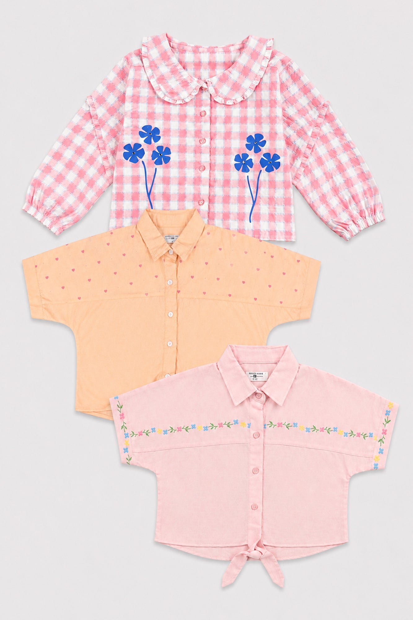 Girls Shirts pack of 3