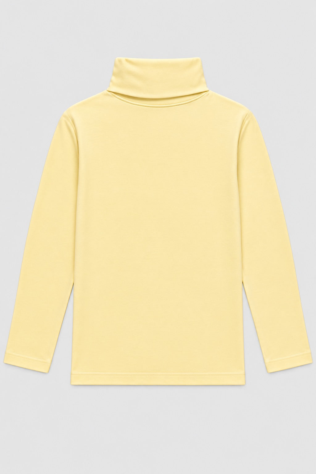 Girls light yellow highneck