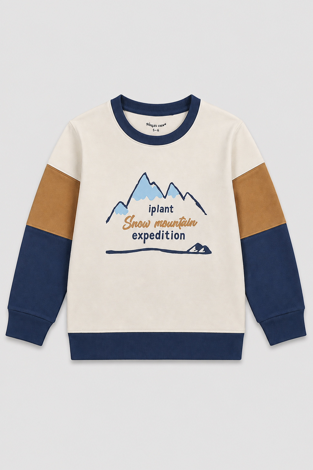 Boy Snow Mountain Expedition Colorblock Sweatshirt